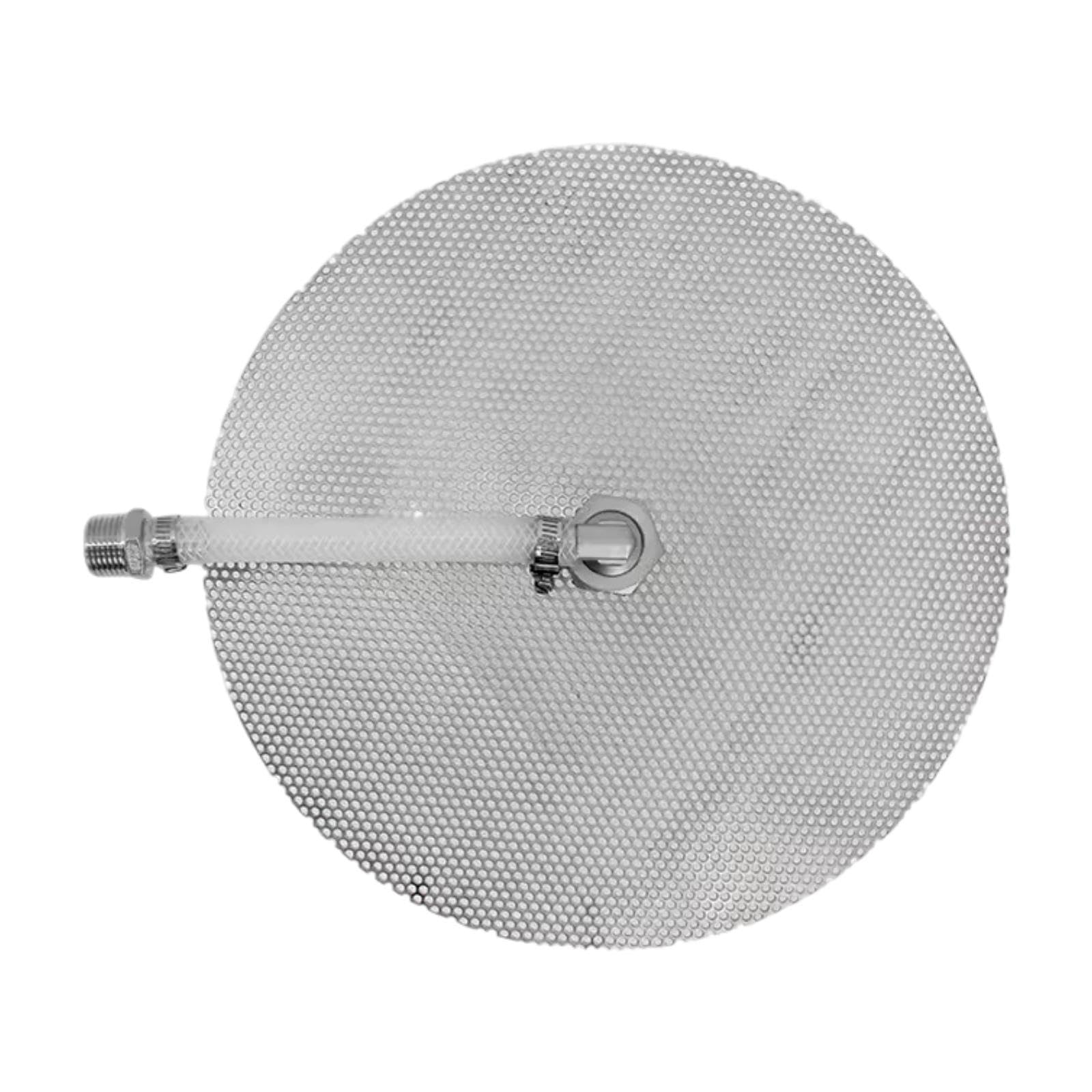 predolo Kit de cuve de brassage tout grain comprenant un faux fond, un filtre, des contre-écrous et un raccord cannelé 3/8" x adaptateur de tuyau en, 10 Pouces