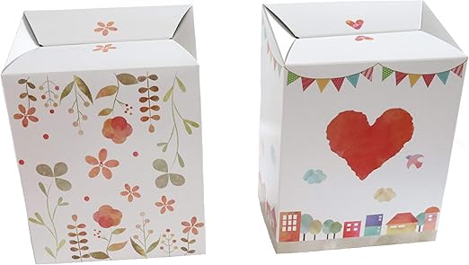 Amazon おしゃれな使い捨てサニタリーボックス 10枚入 ２柄 5枚入 小型 12 16 8cm 日本製 トイレポット ホーム キッチン オンライン通販