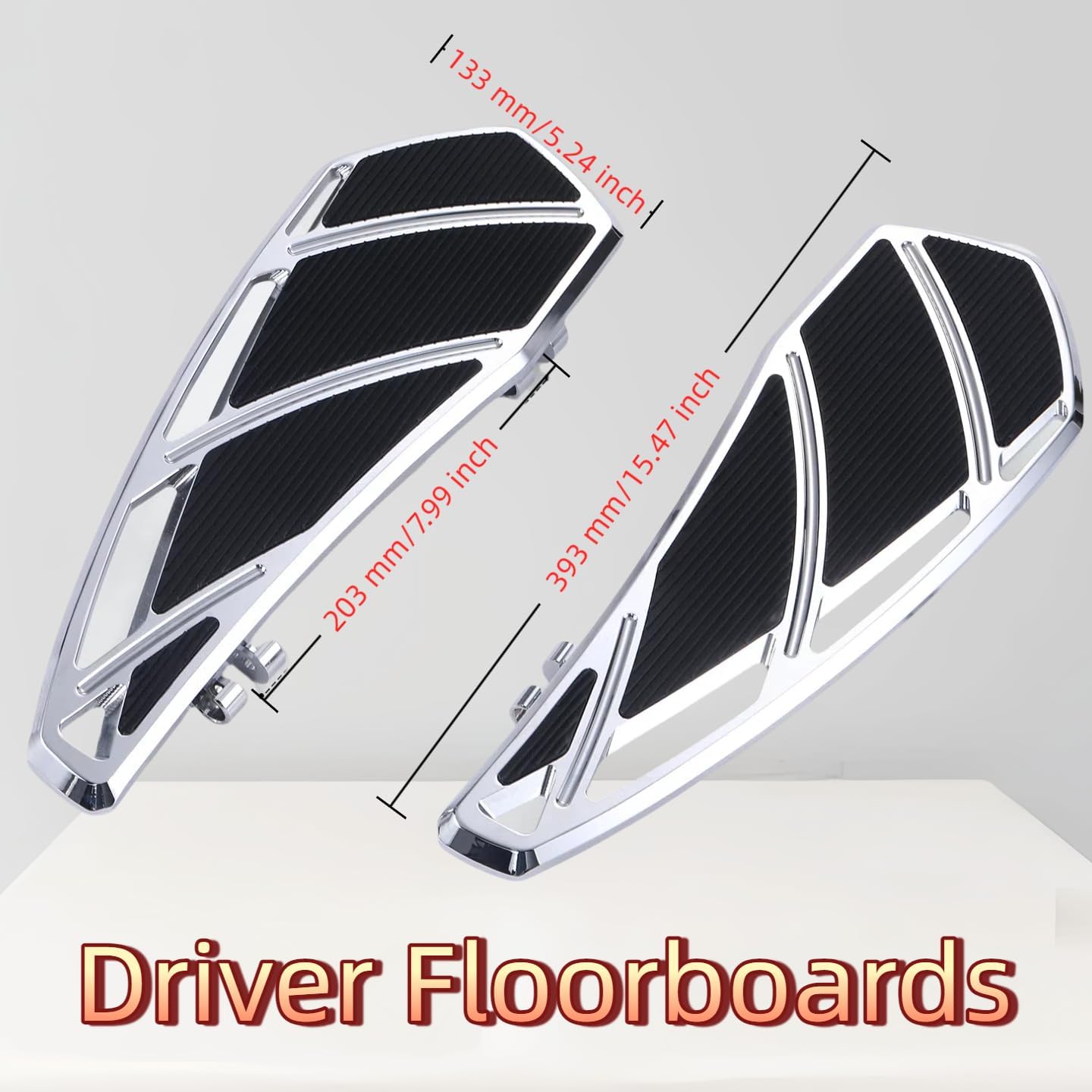 for Harley Touring Phantom Floorboards Footboards Street Road Glide King Brake Shifter Levers Pedals (Gloss Black, C Comb : Complete Set for 14-UP Touring)