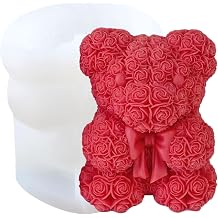 XIAOSHUI Bear Candle Mold Couple Bear Candle Silicone Molds