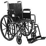 McKesson+Standard+Wheelchair+with+Swing+Away+Footrests+-+Swing-Away+Elevating+Footrests%2C+16+Inch+Seat%2C+250+lbs.+Capacity+-+46824201