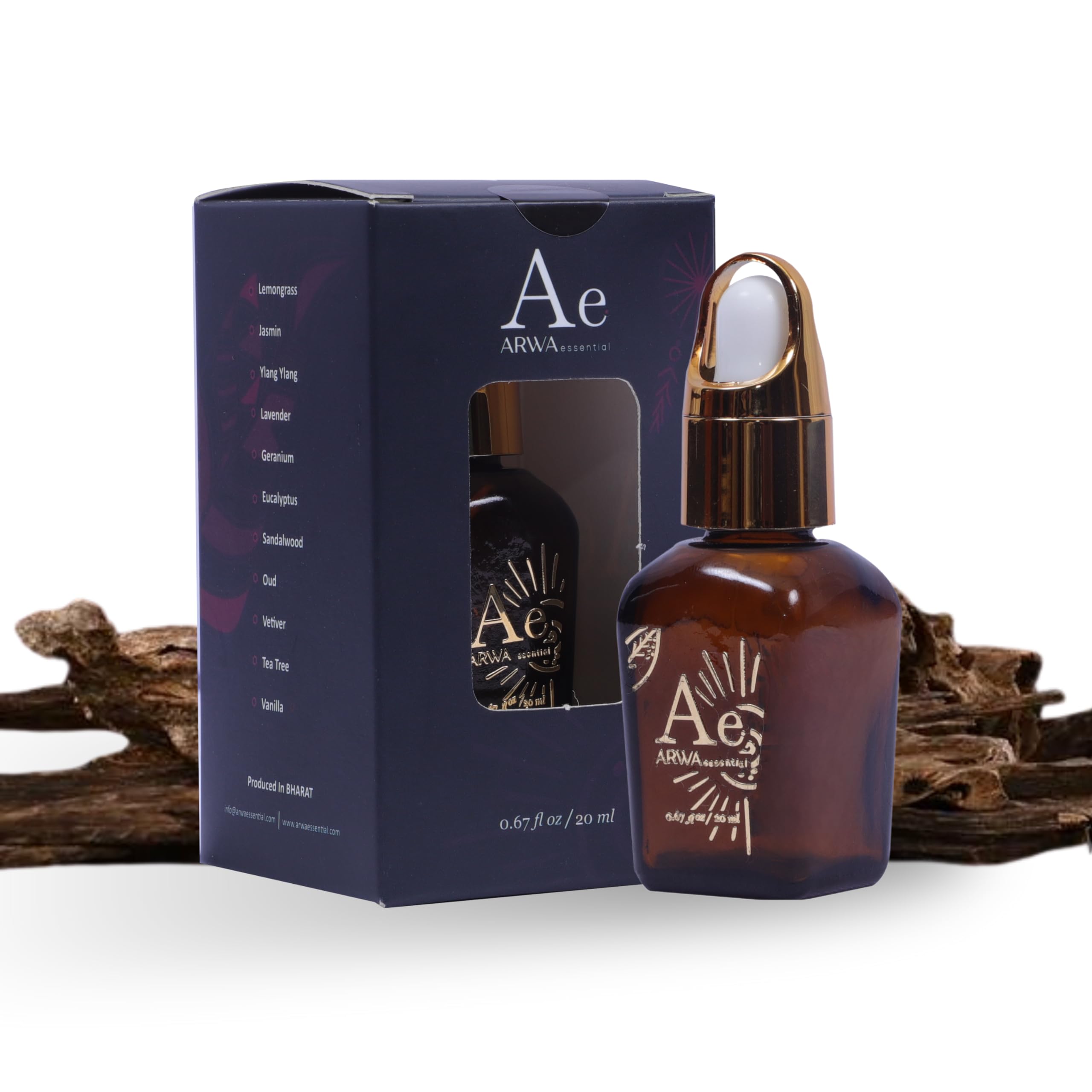 Ae ARWA essential Exotic 20Ml Agar-Wood (Oud) Oil | Essential Oil/Skin-Care Oil/Hair-Growth Oil - Pure Organic, Undiluted & Natural Oil | Aromatherapy Oil For Home Fragrance/Aroma Oil Diffuser (B0CPLVZPDM) Amazon Price History, Amazon Price Tracker
