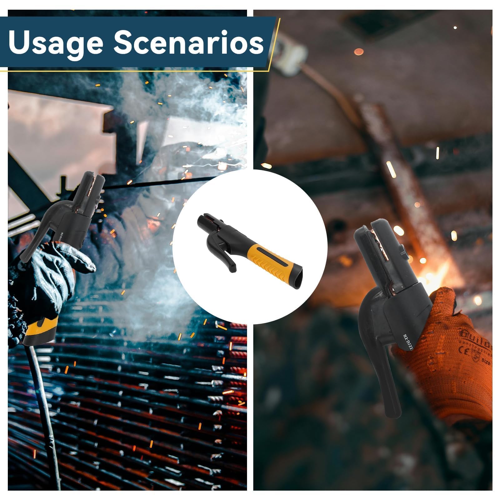 Welding Electrode Clamp, 800A Stick Electrode Holder Welder Holding Clamp Welding Rod Plier for Welder Welding Machine Stick Electrode Welding