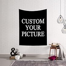 Canessioa Custom Tapestry Upload Images Customize Tapestry Personalized Customized Tapestry Poster Photo Logo Text Design Tapestry Wall Hanging Art for Bedroom Dorm Decor 30"Wx37"H(75x95cm)