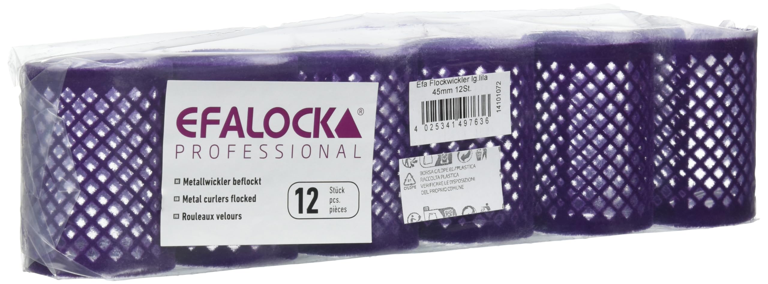 EFALOCK Efa púrpura acudieron Metallwickler 45 mm 12 piezas Paquete, 1er (1 x 12 piezas)