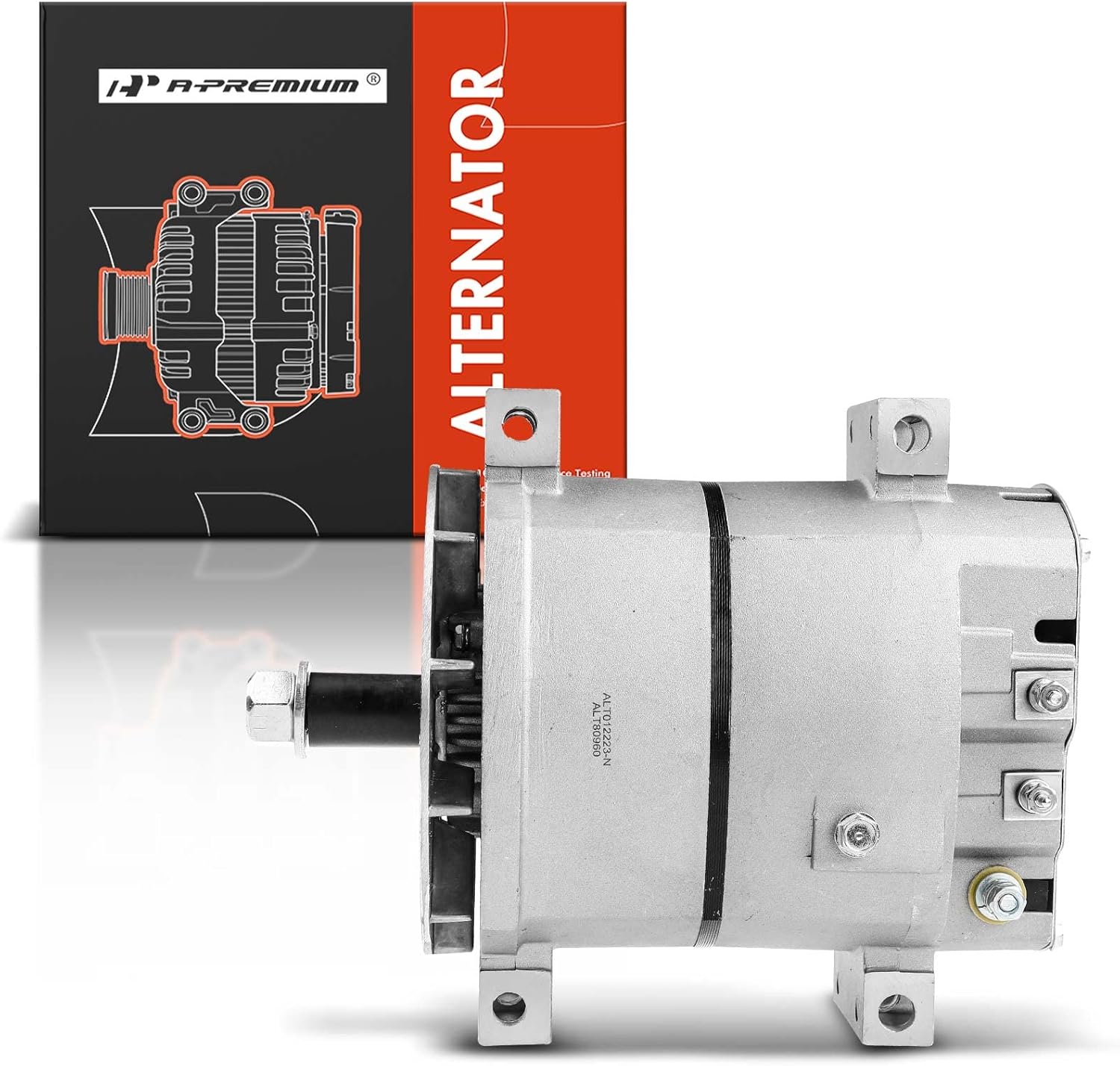 A-Premium Alternator Compatible with Freightliner Argosy 00-03, Century Class 99-07, Columbia 01-07, FL106 99-03 & Sterling Truck Condor, A9500, AT9513, L9500, LT7500, 12V 135Amp