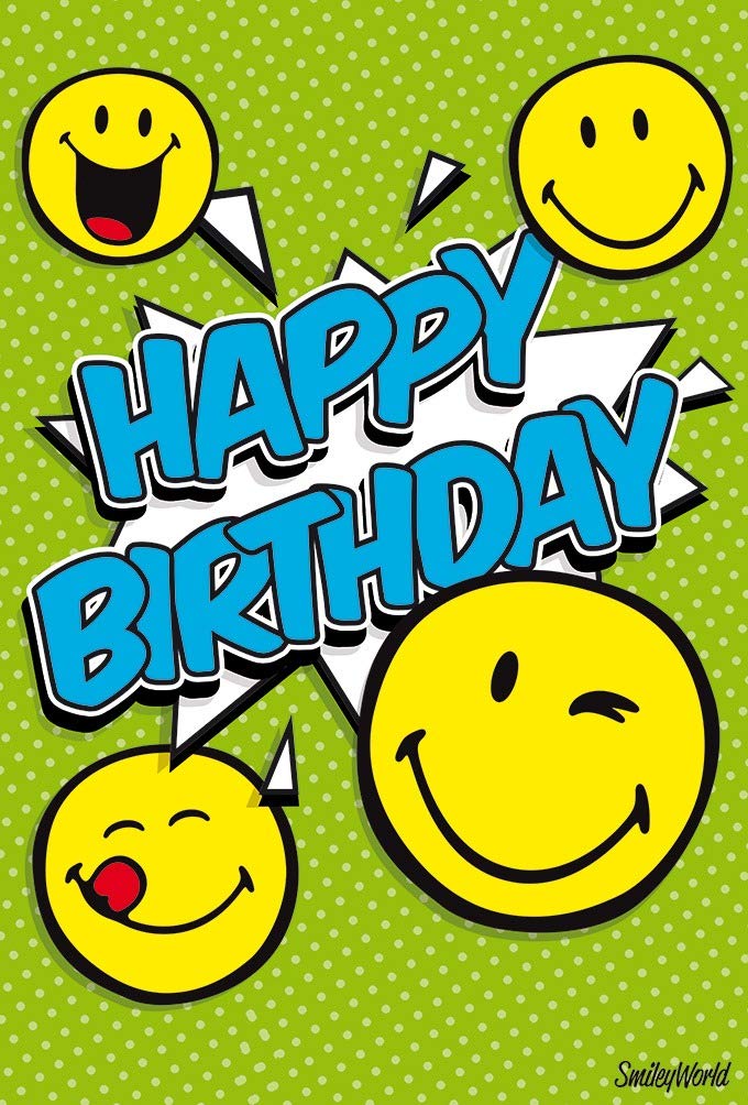bsb Birthday Card Birthday Greetings Birthday Wishes 3D Birthday Smiley Envelope Yellow