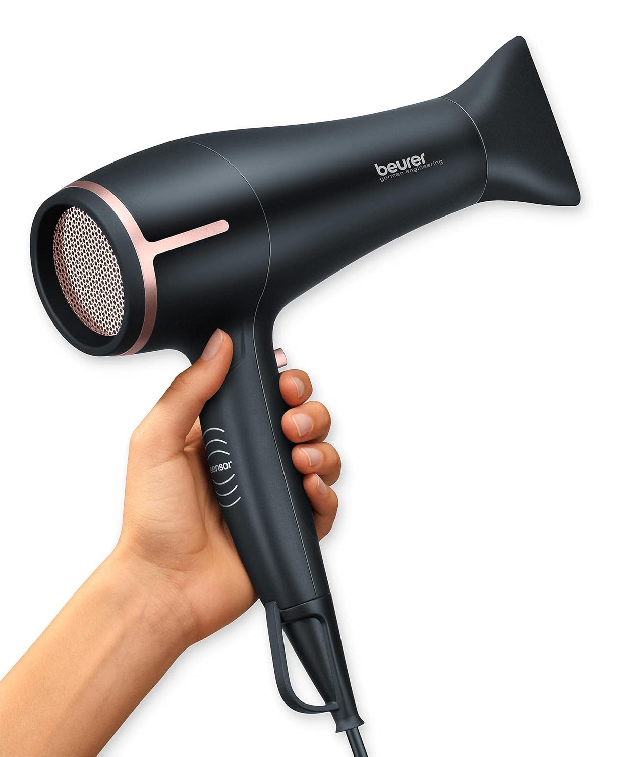 Beurer HC 60 1400 watts hair dryer with 3 heat & 2 blower setting and Detachable Slim professional nozzle | Volume diffuser | 3 Years Warranty, Black 2 71XAnoKbEdL. SL1500