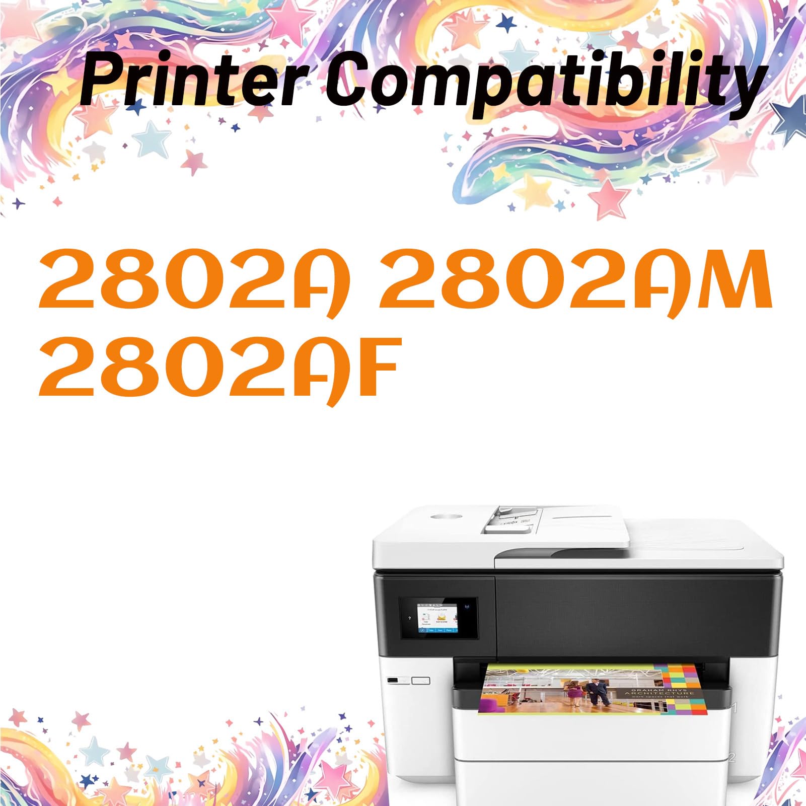T-2802 Compatibile T-2802 T-2802E T2802E T-2802C T2802 Cartuccia Toner Nera, Opere Per Toshiba E-Studio 2802A 2802AM 2802AF Stampanti Black