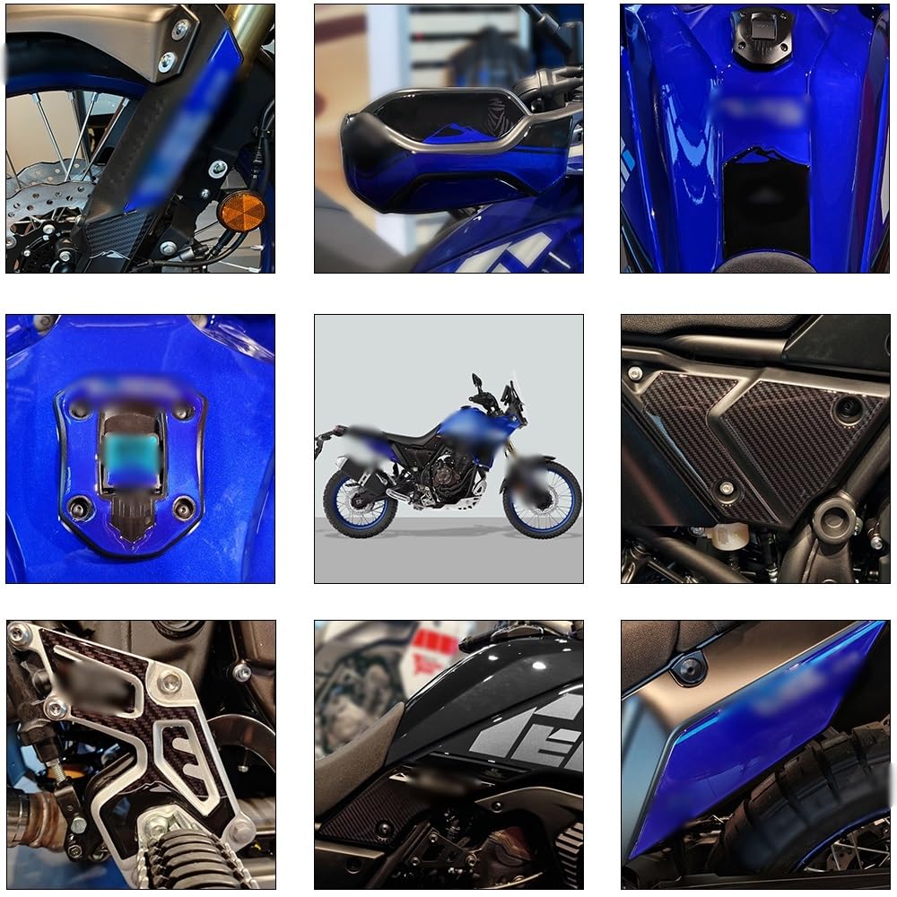 Tank Pad Protector for for Tenere 700 for Tenere700 for World for Raid 2022 2023 for Tenere 700 3D Epoxy Resin Sticker Protection Pad Accessories
