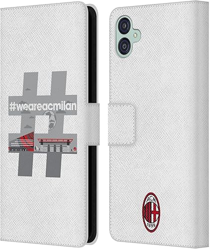 Miniatura 7 de Head Case Designs Officially Licensed AC Milan 1899 Adults Leather Book Wallet Case Cover Compatible with Samsung Galaxy S22 Ultra 5G