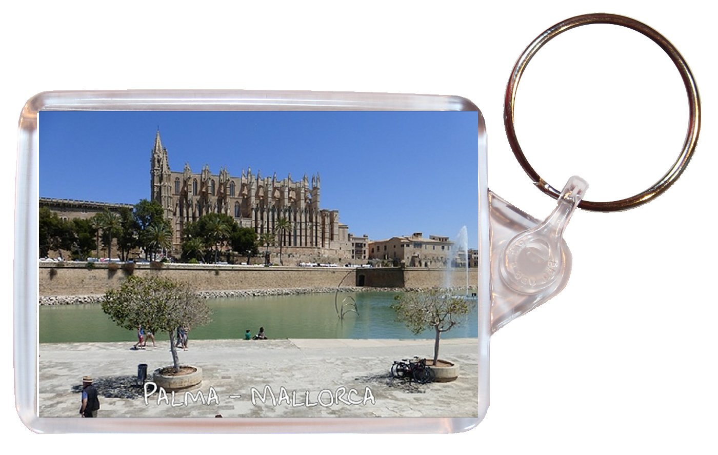 Baked Bean Store Palma - Mallorca - Spain - Double Sided Large Keyring Gift/Present/Souvenir