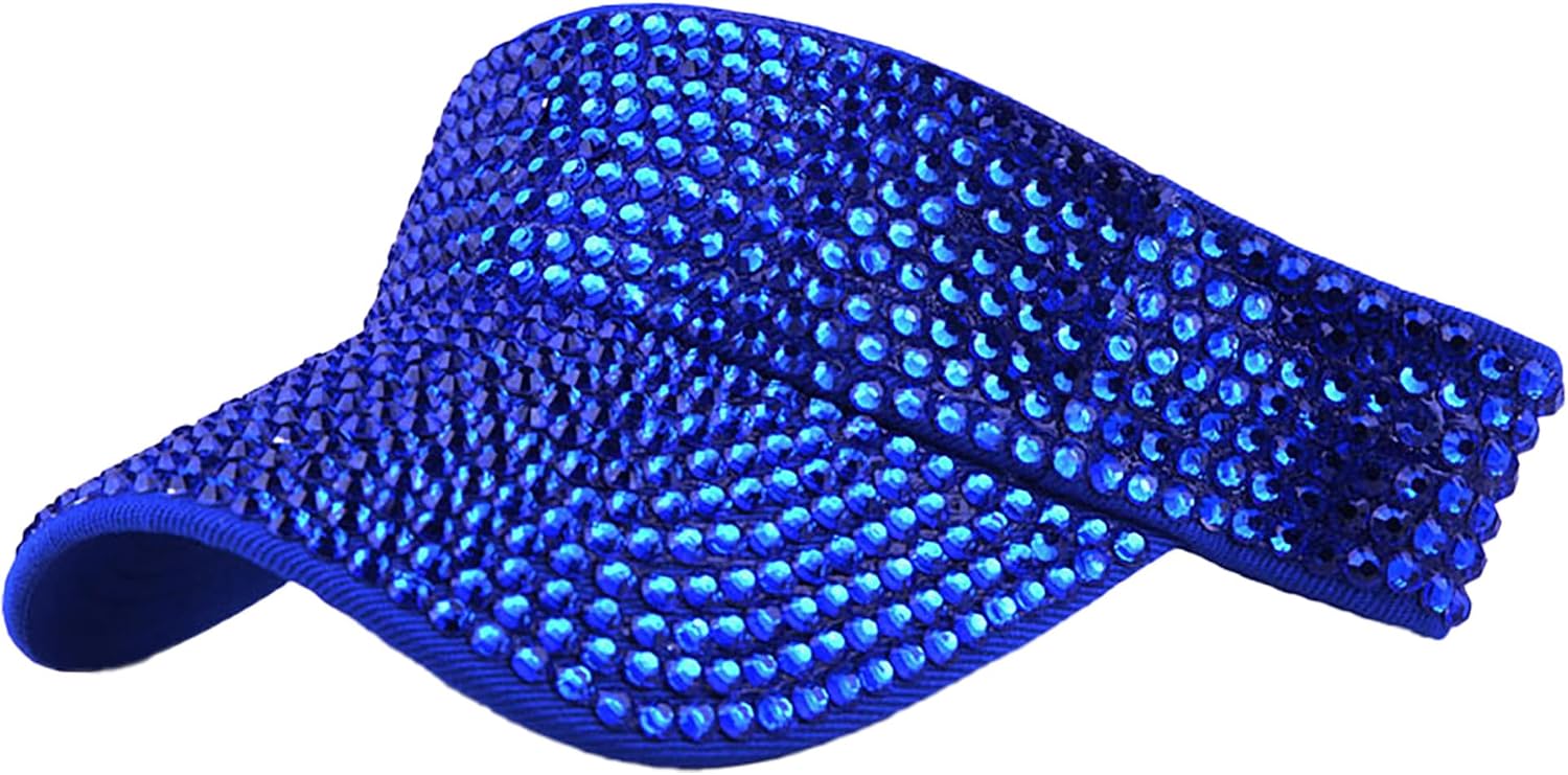 Empty Top Women's Baseball Cap Exquisite Rhinestone Visor Hat Stylish Casual Sun Hats Outdoor Travel Leisure Peaked Caps