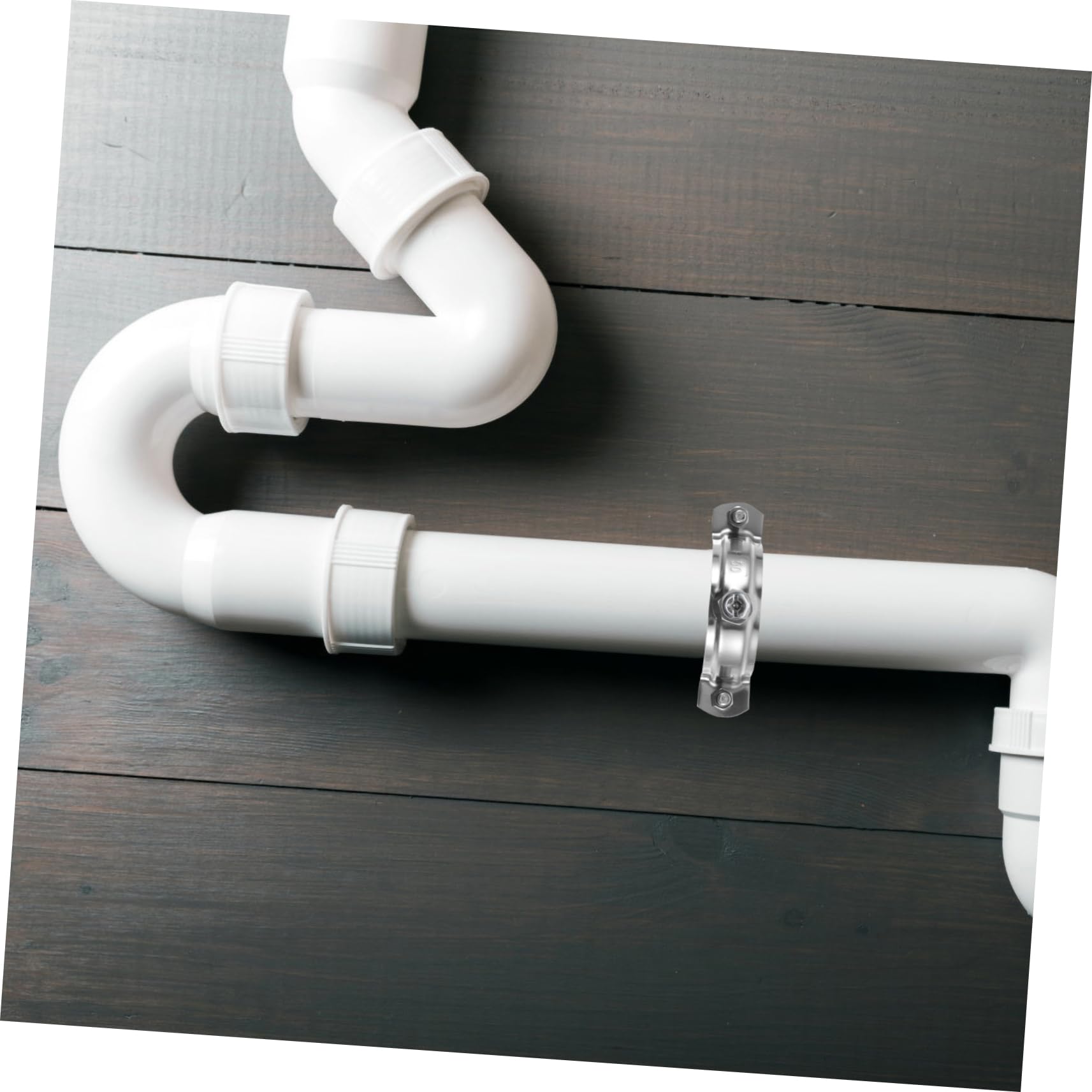 ibasenice 2sets Impact Resistant Metal Clip Clamp for Tubing Quick Installation Suitable for Woodworking Fencing Decor 4pcs*2