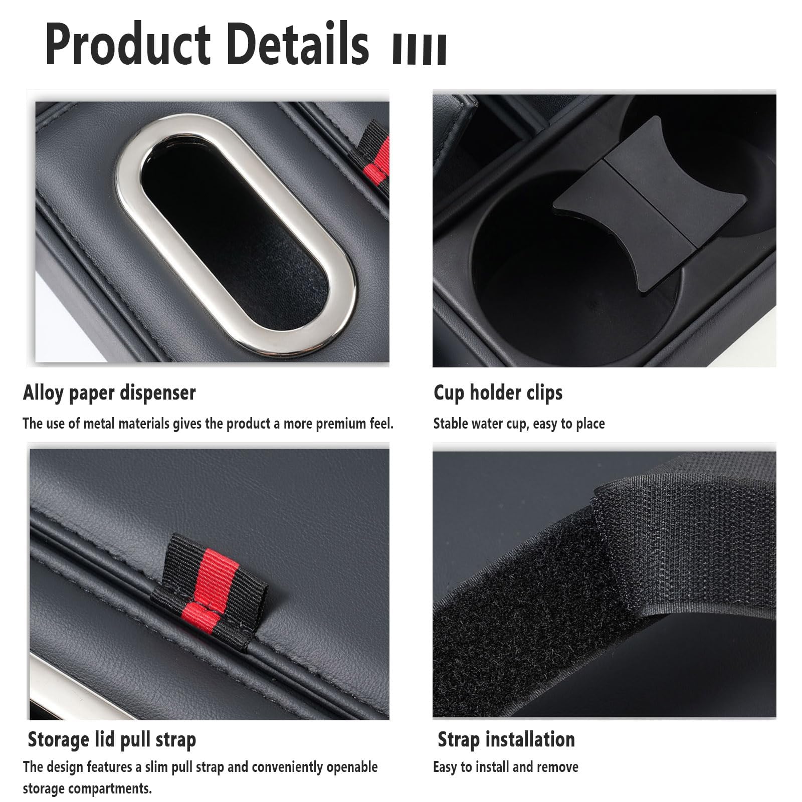 Organizer per Bracciolo Auto per Opel Grandland 2017–2022 2023 2024 2025 2026, Scatola Portaoggetti, Multiuso Tappetino per Bracciolo Auto, Accessori Interni Auto, Organizer Consolle
