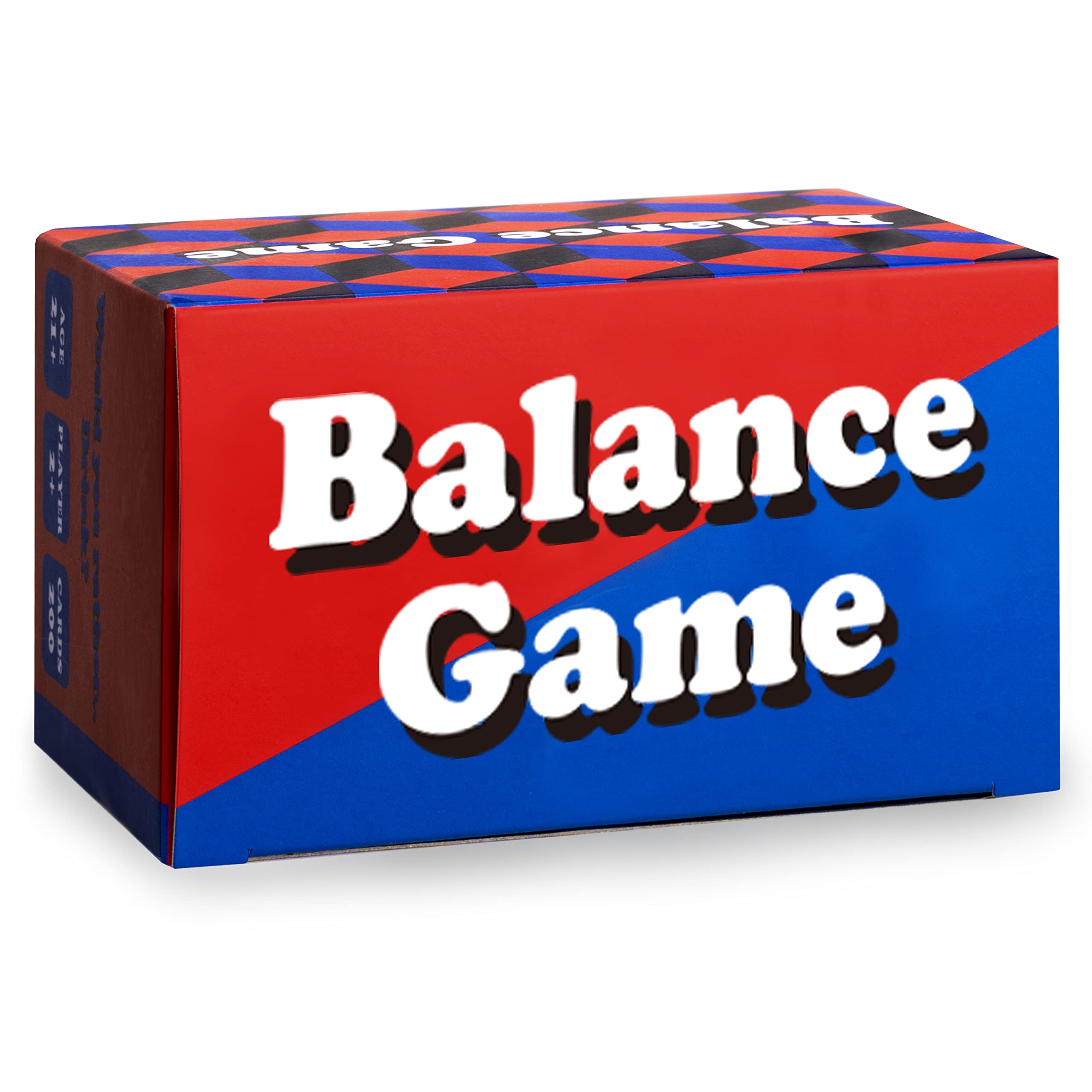 Photo 1 of GEEKBEAR Balance Game - Would You Rather Game Cards – Party Card Games – Fun Party Game for Parties, College, Camping, Birthday - Party Card Games for Men and Women