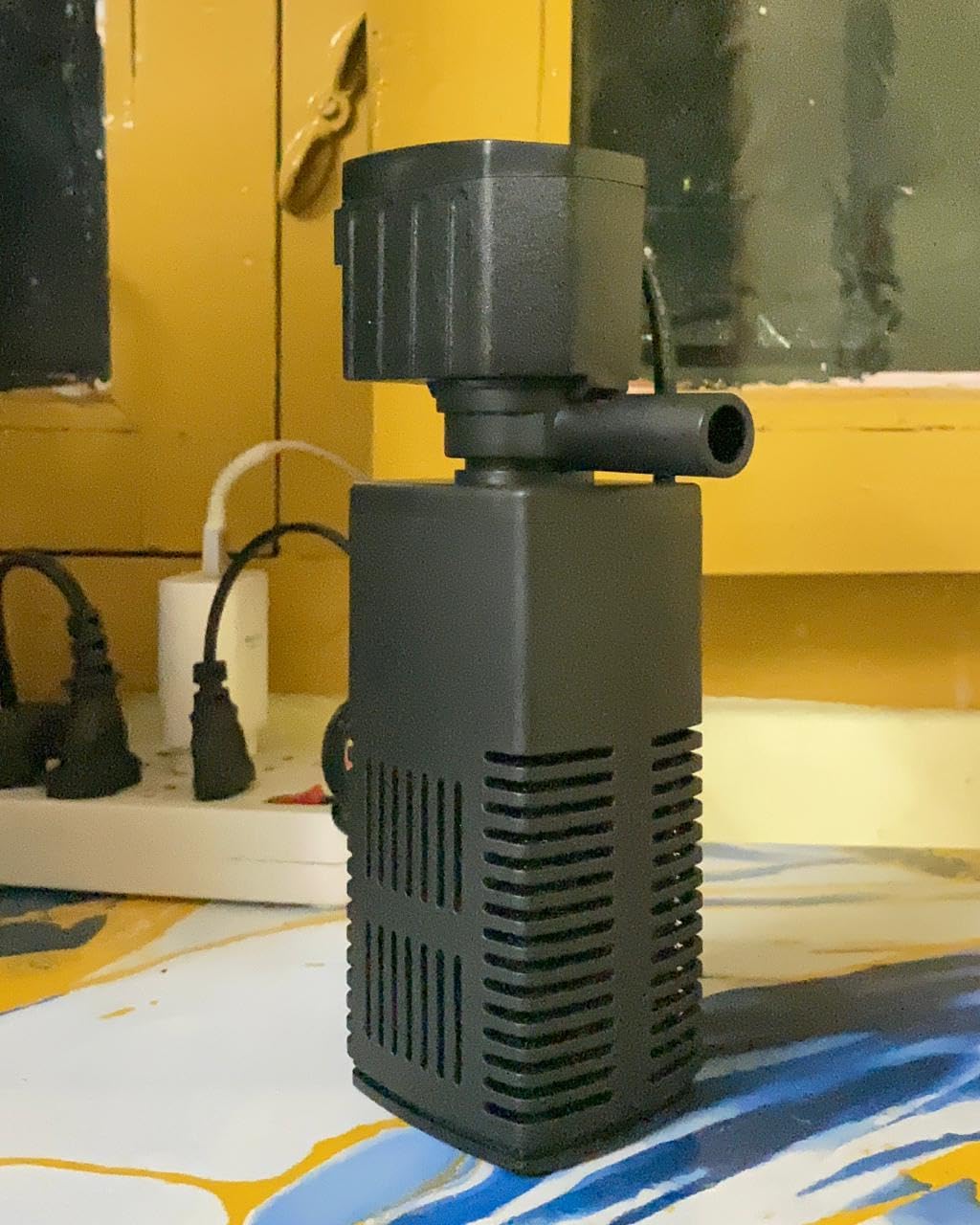 Submersible Aquarium Internal Water Pump 3W with Efficient Motor Quiet Performance for Fish Tank Water Circulation