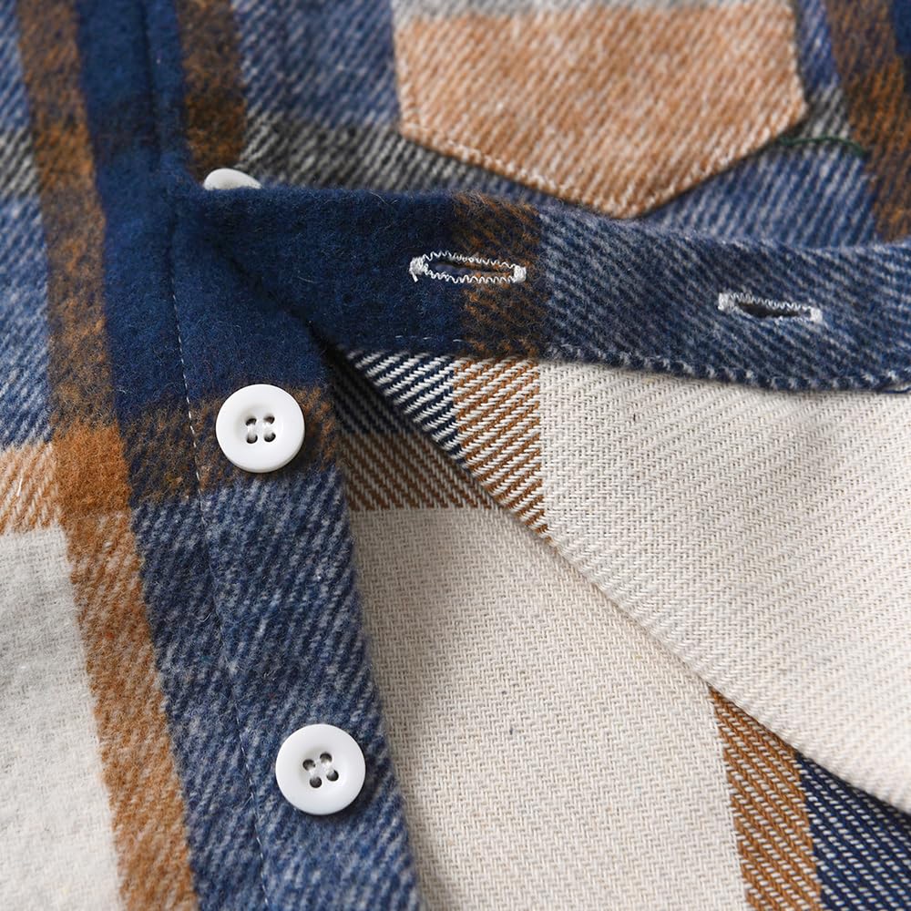 Vêtements Pour Bébés Tout-petits Hauts Garçons Sweat à Capuche Carreaux Pantalons Tenues D'automne et D'hiver