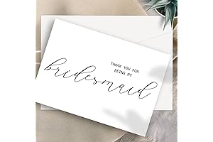 14 PACK Thank You for Being My Bridesmaid Card