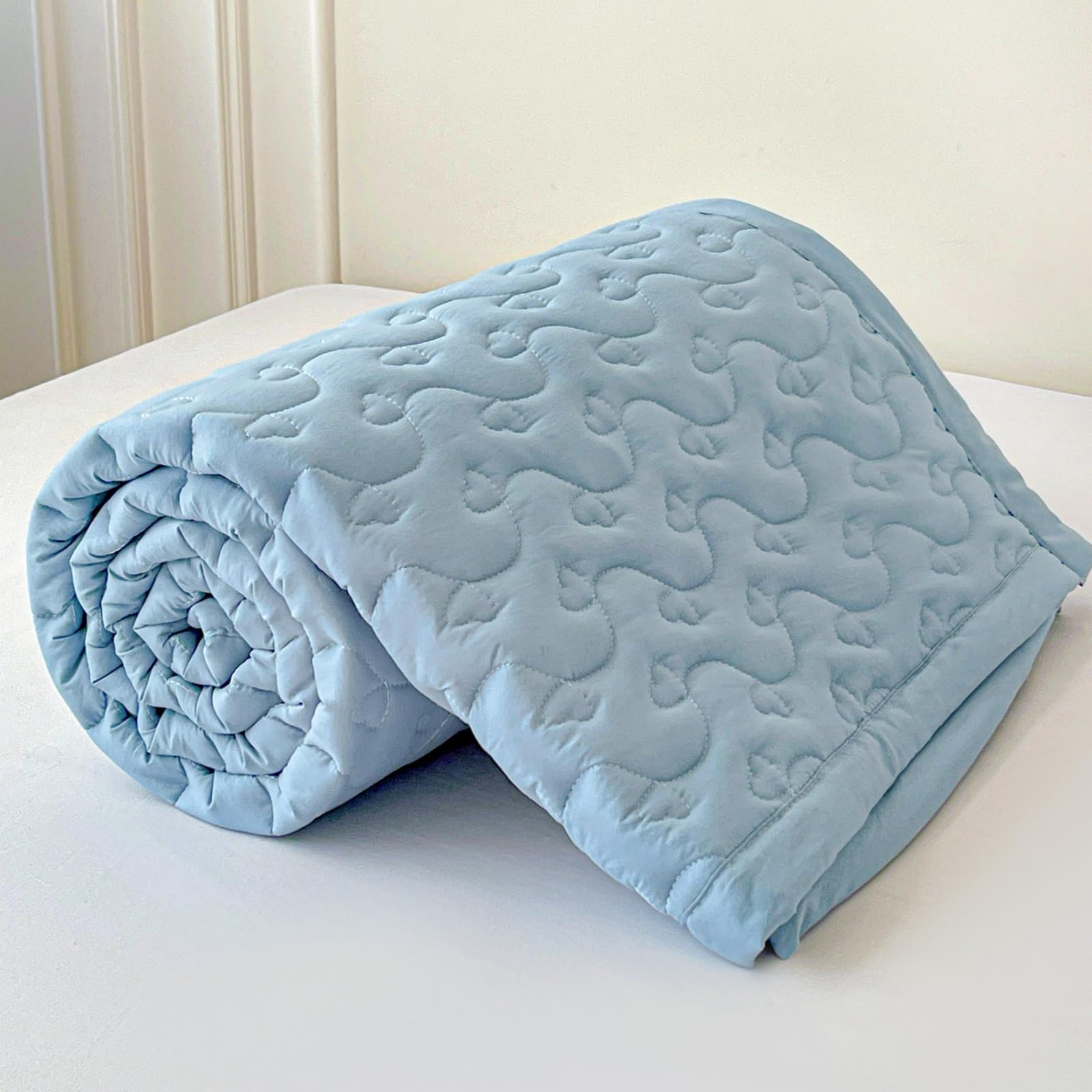 FANSU Moderna Traversine per Incontinenza Impermeabile (Blu1,180x200cm) | Traverse Letto Riutilizzabili Lavabili Coprimaterasso Adulti Neonato Anziani, Assorbente Protezioni Materasso