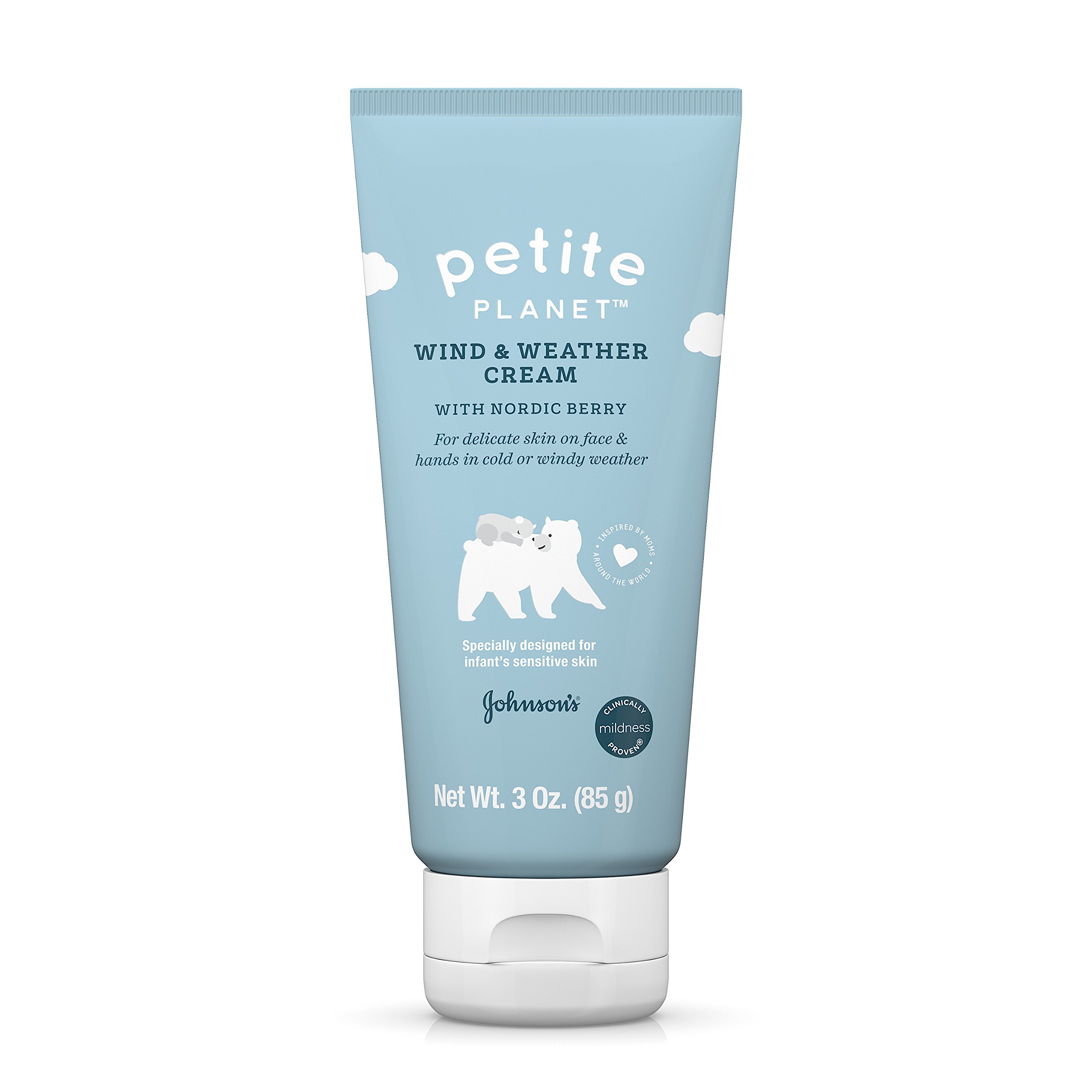 Petite Planet Weather Moisturizing Baby Face Hand Cream Cold Or Windy Weather, 3 Oz