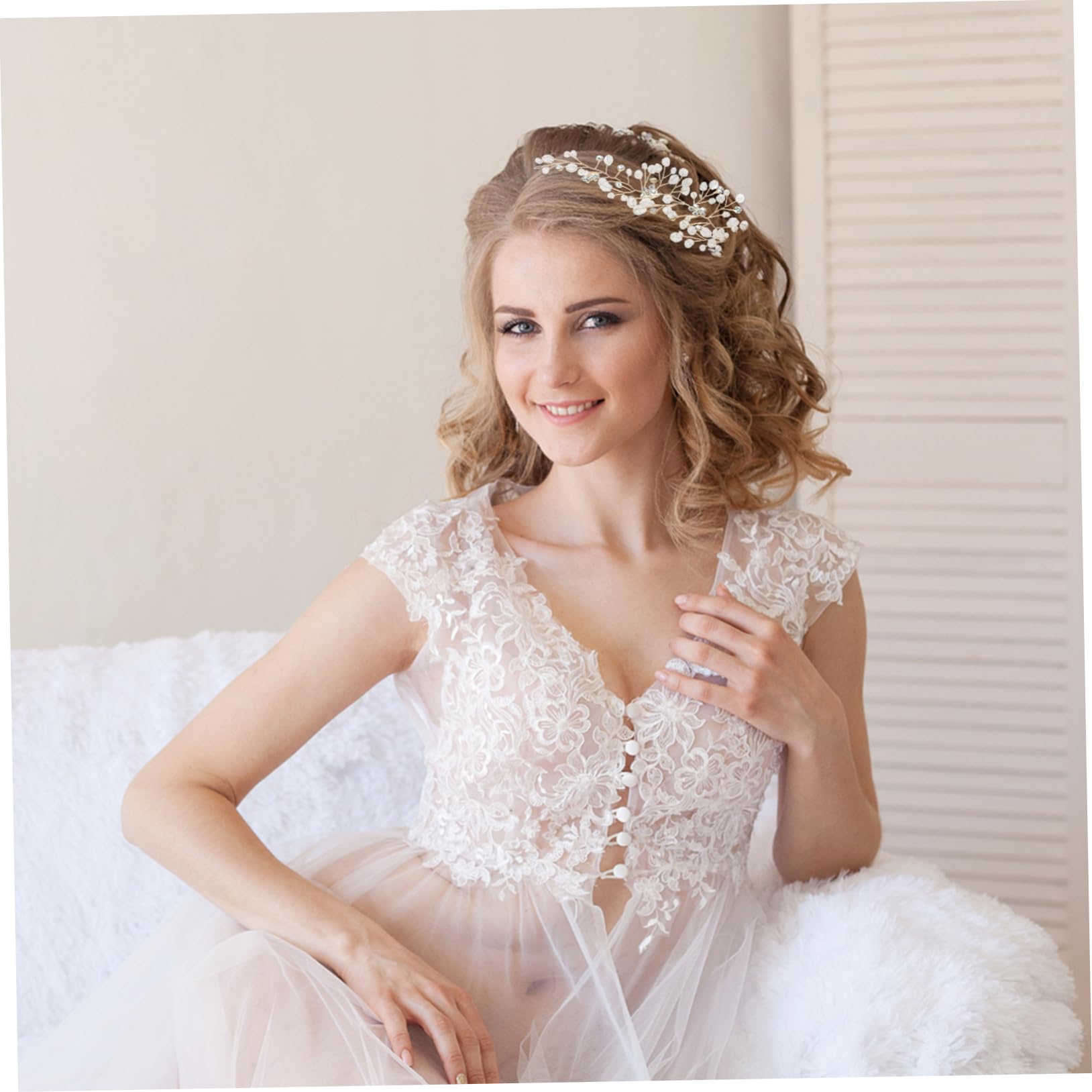 FOMIYES Juego De 4 Peinetas Y Horquillas Para El Pelo De Novia Sencillo Para Mujer Accesorio Decorativo Para El Pelo.