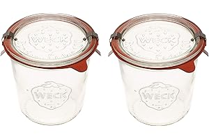 Weck Canning Jars 742 - Transparent Glass Eco-Friendly Canning Jars