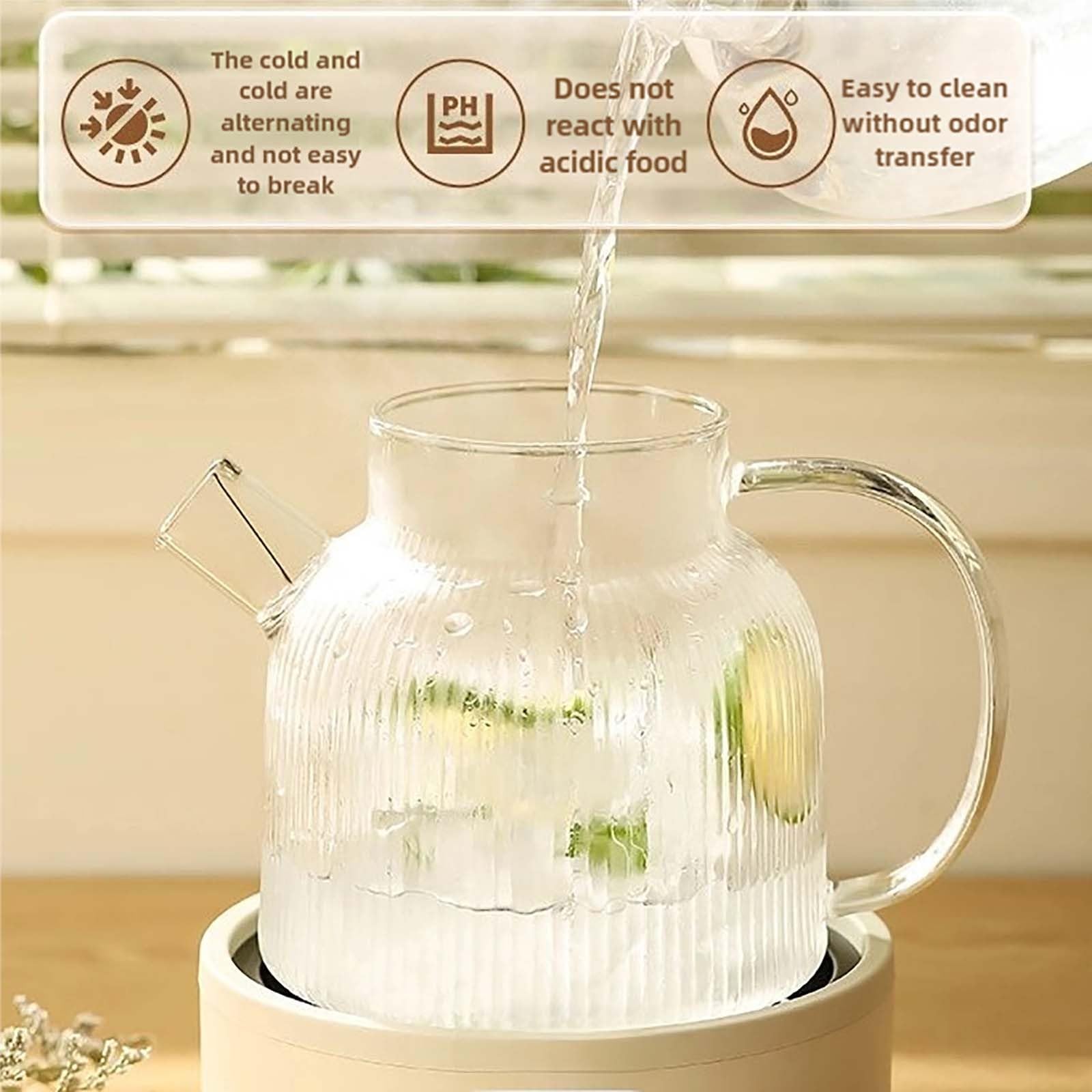 Théière électrique 6 fonctions, réservation 12h, chauffage à 360° pour une infusion parfaite