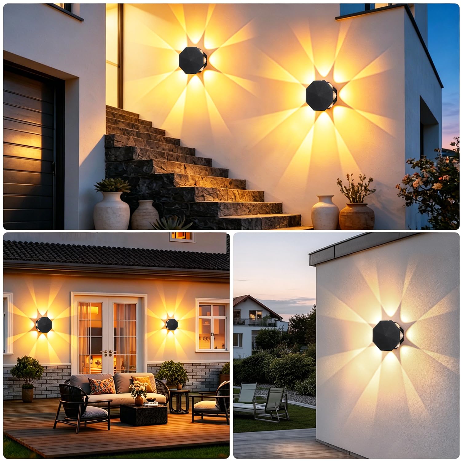 Lampada da parete per interni ed esterni