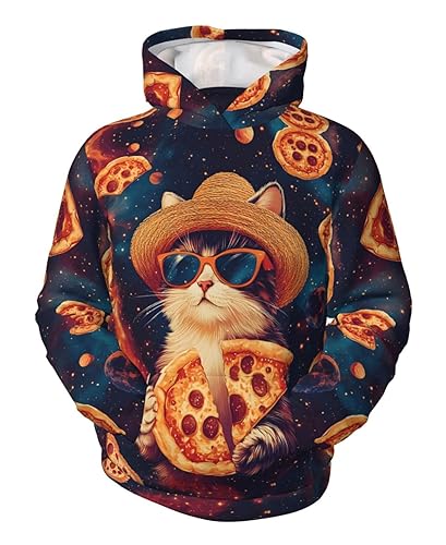 Kids Novelty 3D Printed Sweatshirt Girl Boy Galaxy Pullover Hoodies