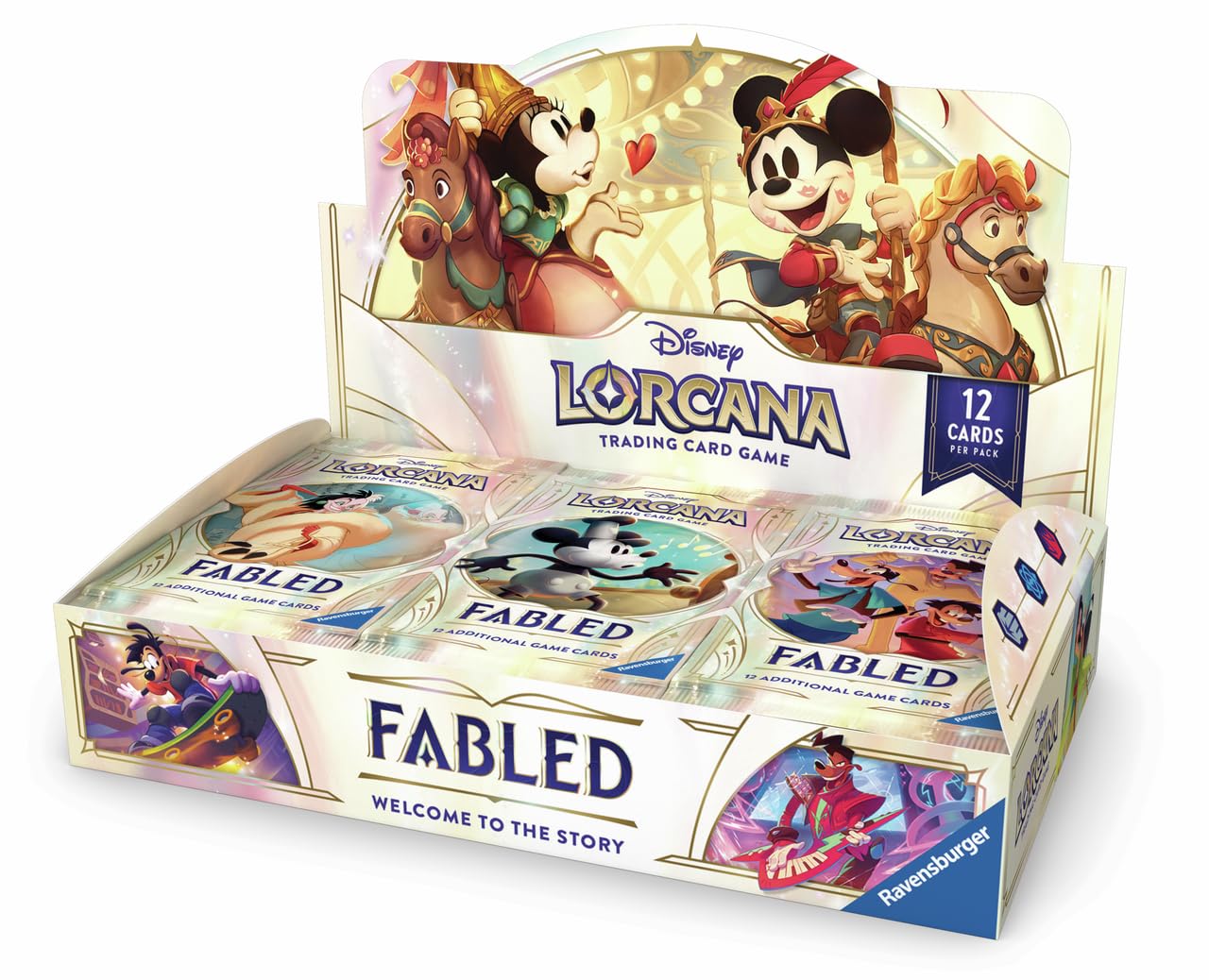 Disney Loracana Fabled ロルカナ 海外 Ravensburger Disney Lorcana TCG: Fabled Booster Pack 24 Packs