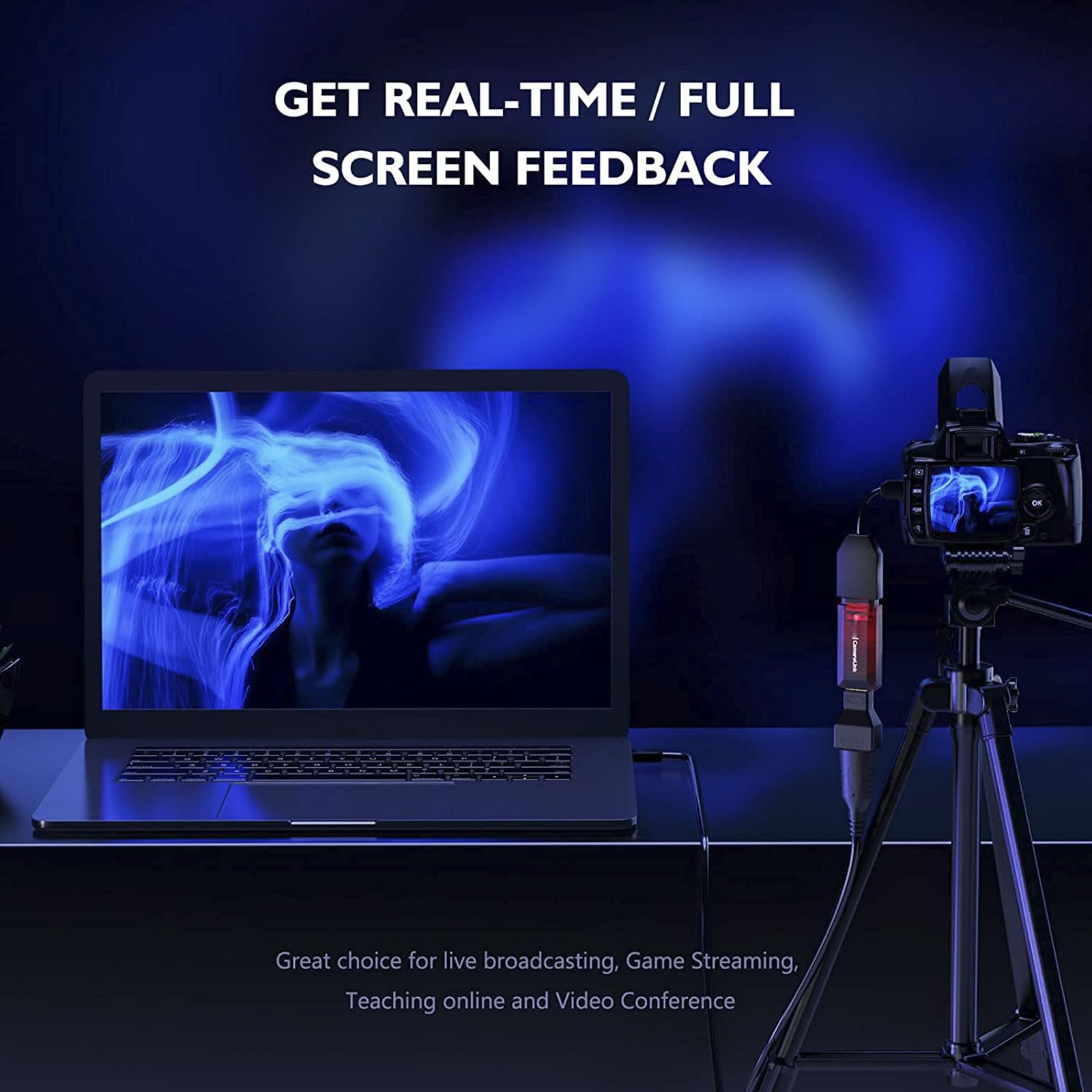 TechSide CAM Link Mini | Tarjeta de Captura de vídeo 2025 HDMI USB Windows 11/10, MacOS Monterey, Big Sur, Android, Linux1080p 60fps DSLR videocámaras (4. (CAM Link 60 fps), Tarjeta de transmisión)