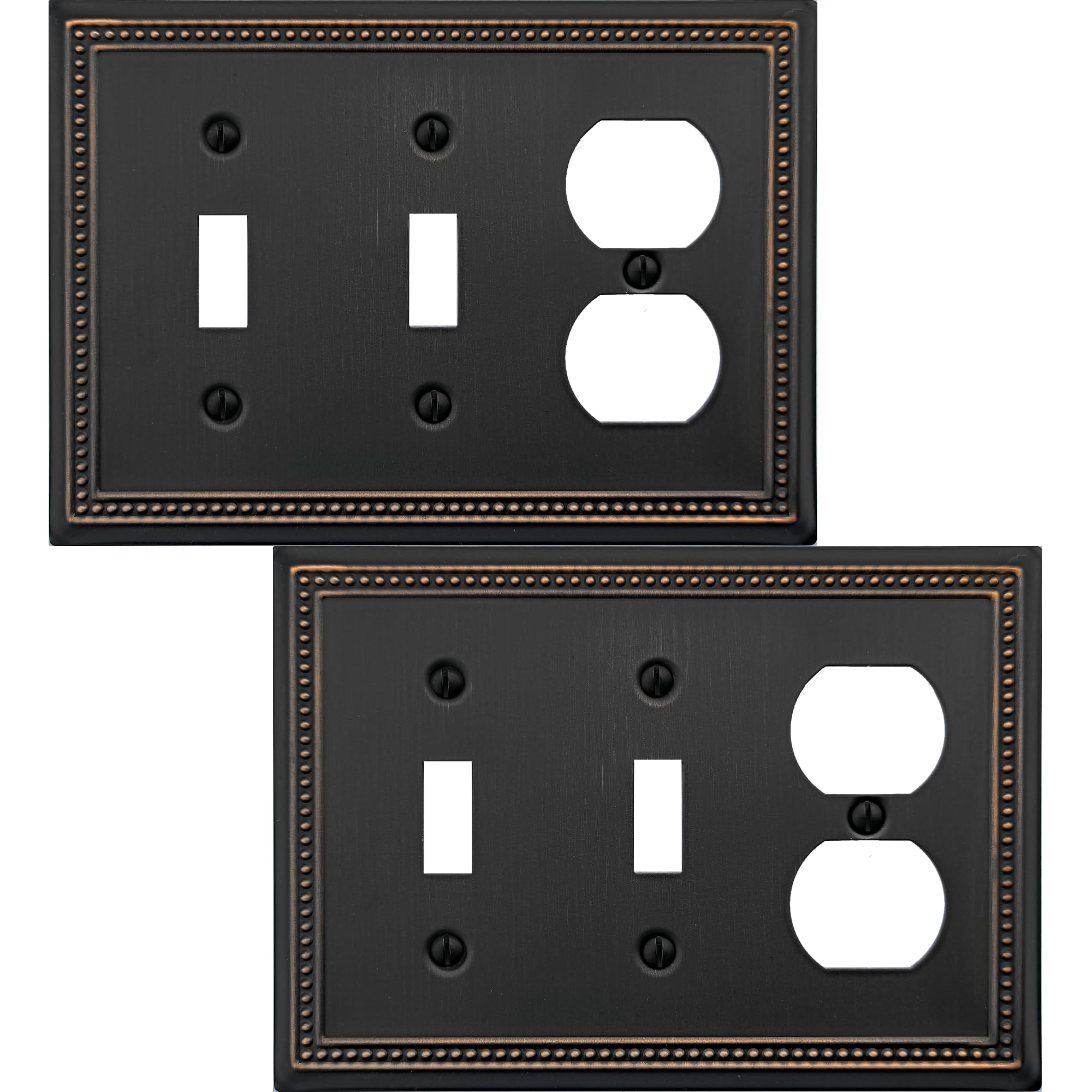 Beaded Wall Plates - Elegant White Decor -10