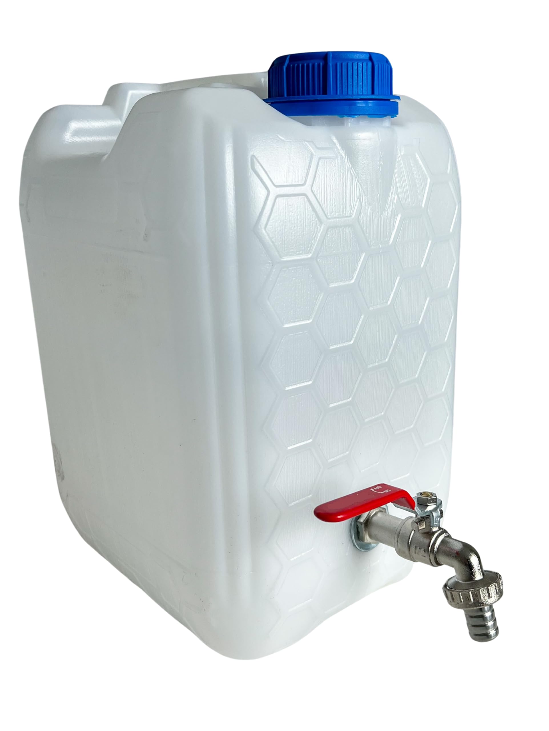 Tanica per acqua con rubinetto, tanica per acqua potabile con rubinetto da 1/2", filettatura zincata, serbatoio dell'acqua senza BPA, serbatoio dell'acqua con tappo a vite, perfetto