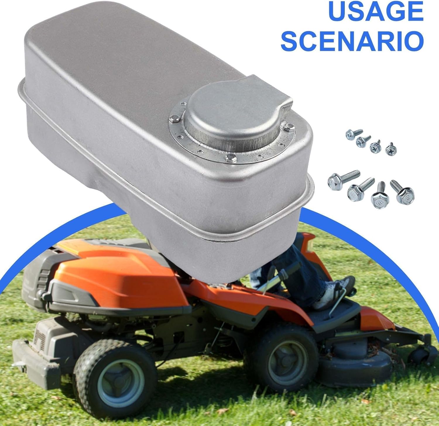 Dual Air Inlet Exhaust Kit for Riding Mowers 751-0616B Noise Reduction Muffler Deflector Set