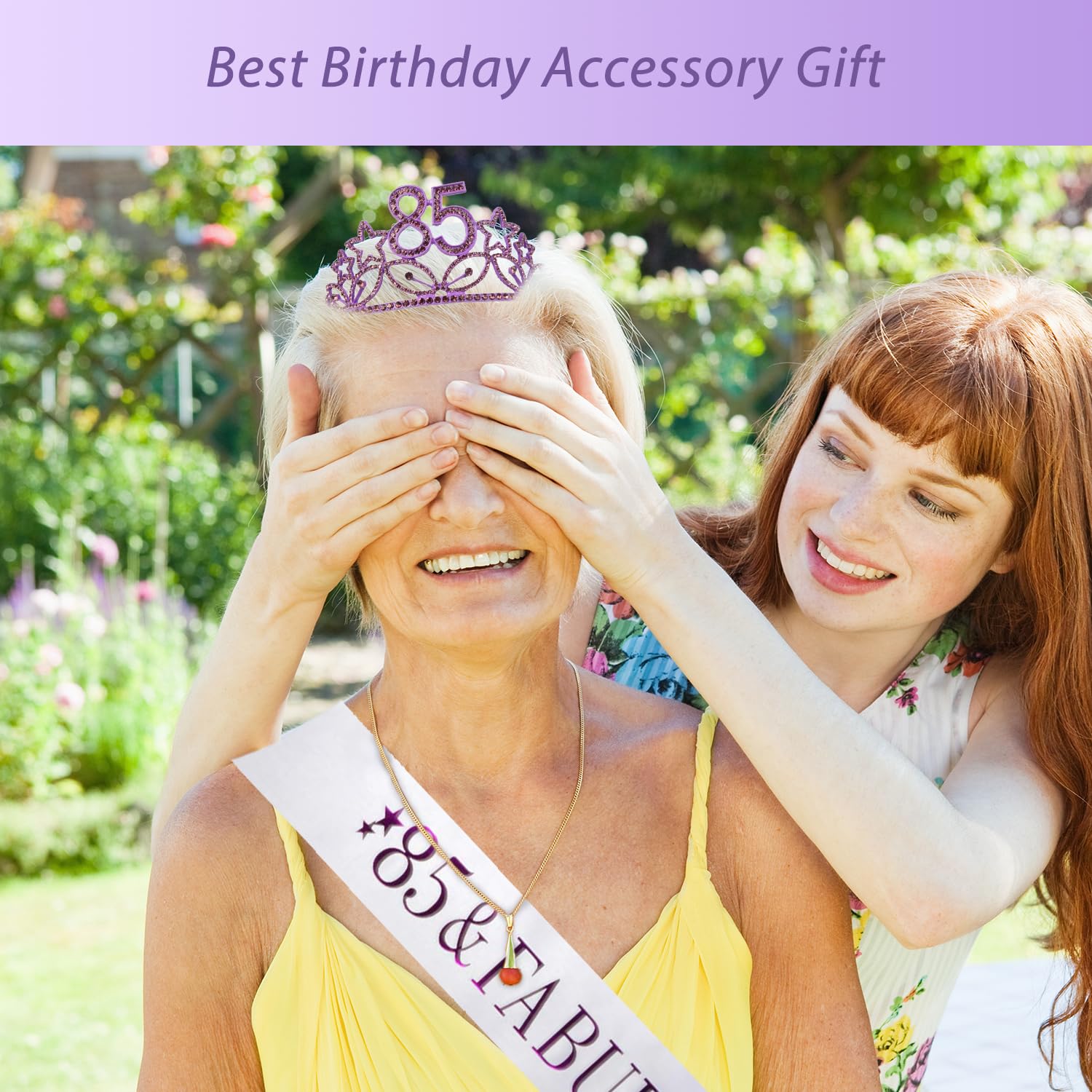 Amazon.co.jp: 85歳の誕生日 サッシュとティアラ 女性用 - 素敵な
