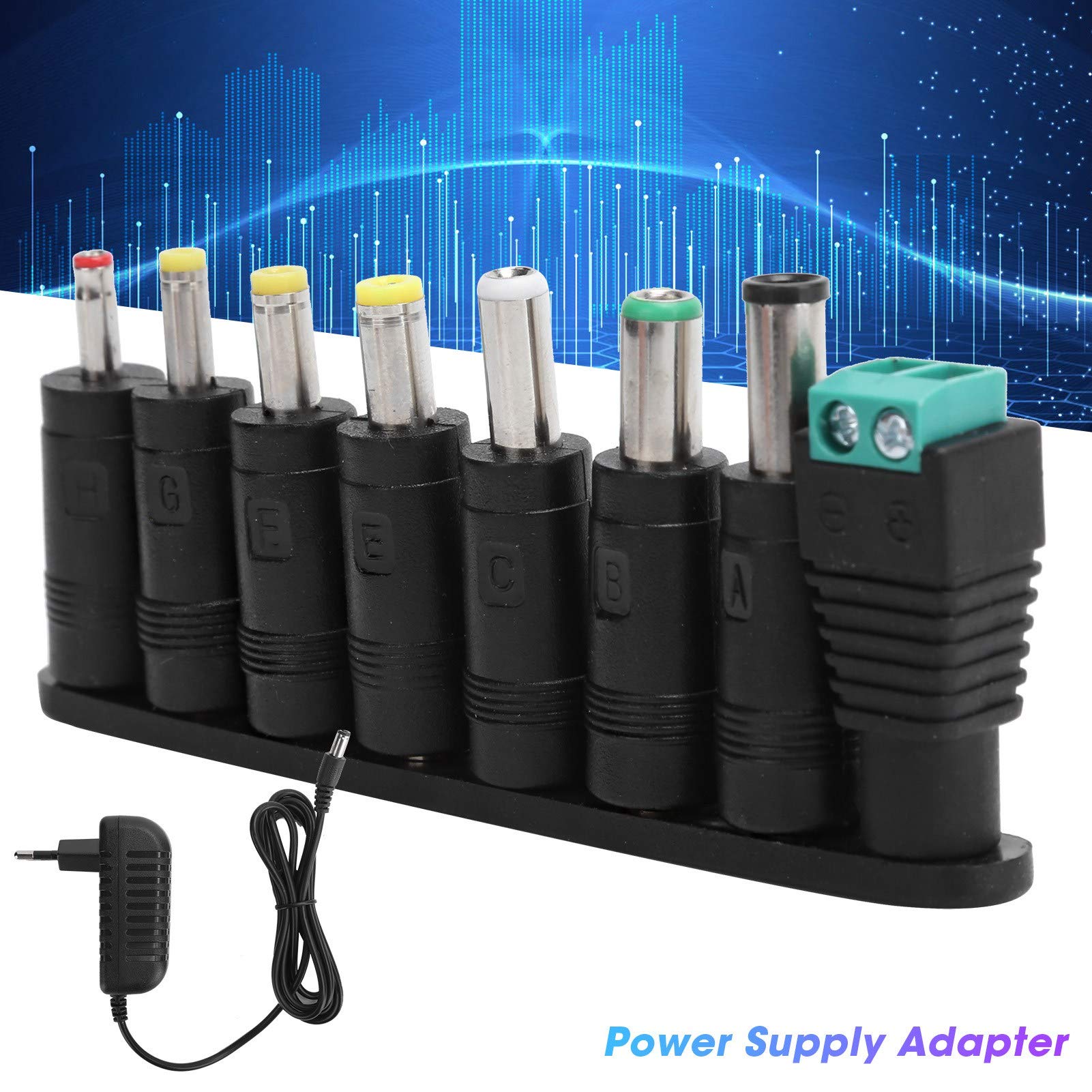 Adaptateur Secteur 12V 2A 24W Universel Transformateur Alimentation AC DC 1.5M Fil Positif Stable pour Haut-Parleurs Bandes LED Routeurs Caméras CCTV et Autres Appareils Électroniques 5.5mm x 2.5mm Adaptateur Secteur 12V 2A 24W Universel Transformateur Alimentation AC DC 1.5M Fil Positif Stable pour Haut-Parleurs Bandes LED Routeurs Caméras CCTV et Autres Appareils Électroniques 5.5mm x 2.5mm