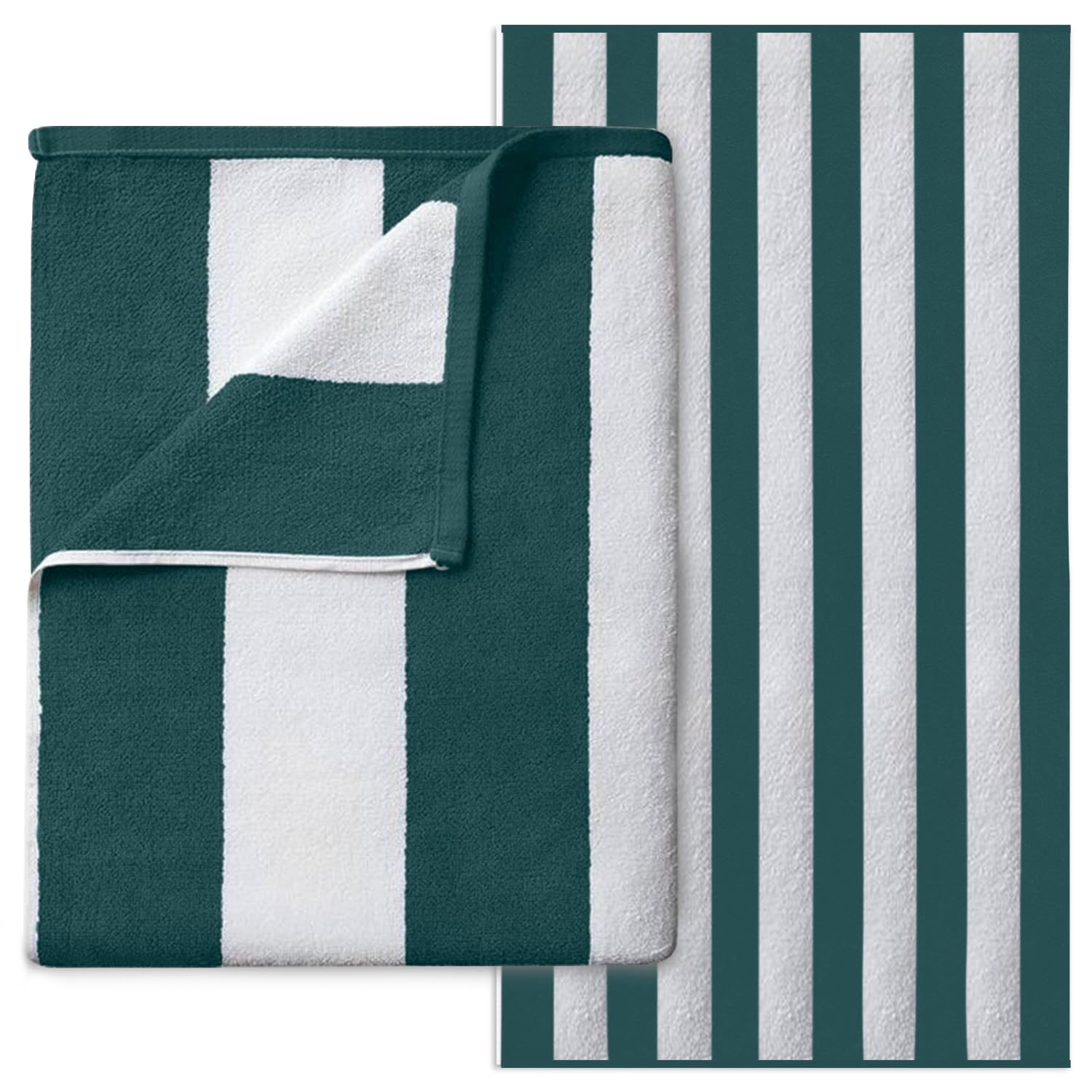 Gc Gaveno Cavailia Green Microfiber Beach Towel Extra Large - Super Absorbent, Sand Free Beach Towels For Adults (100X200 Cm) - Beach Towel 1 Piece - Quick Dry Beach, Swimming Towel, Pool Towel, Gym