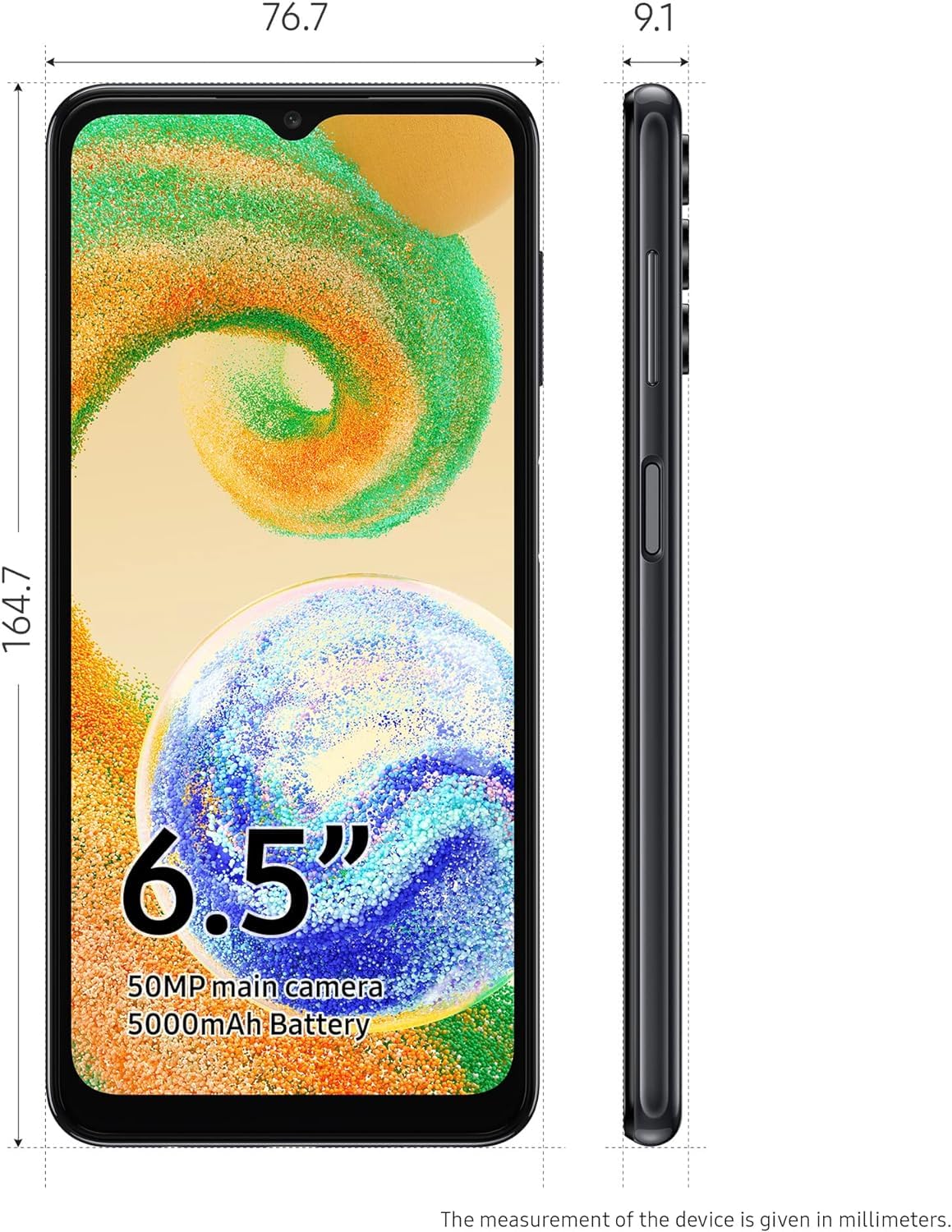 Samsung A047F/DSN Galaxy A04s, Dual, 32GB 3GB, Nero (rigenerato)