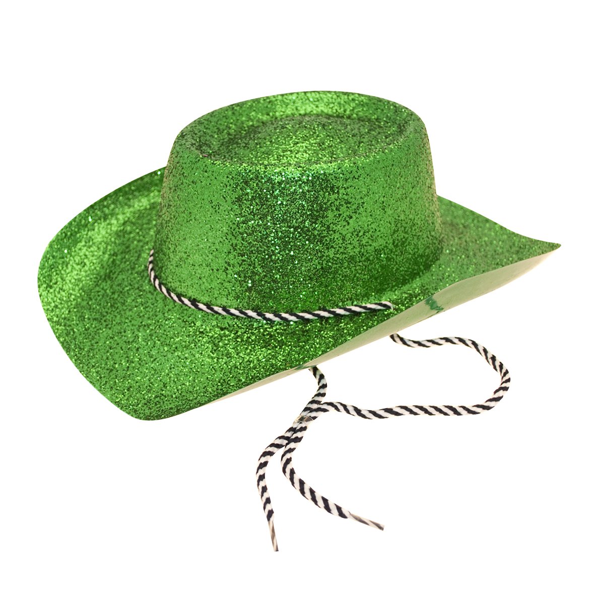 I LOVE FANCY DRESS LTD Glitter Cowboy Hat, Green