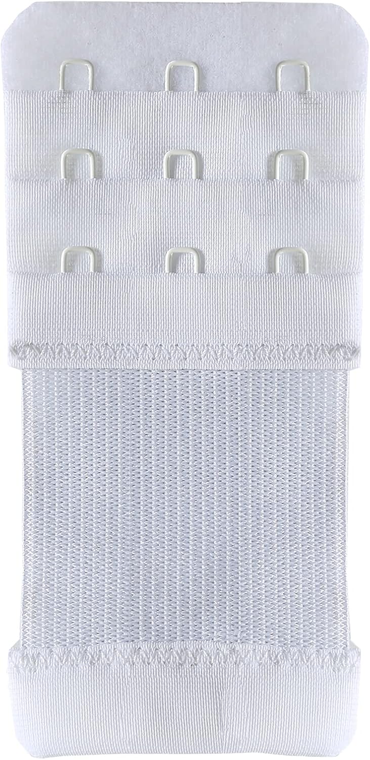 Bra Extender 3 Hook Elastic Stretchy Bra Band Extension 3pcs-Pack image 3