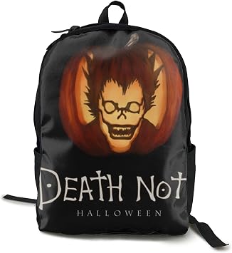Amazon.com: Death Note L mochila clásica anime lona mochila escolar bolsa  de viaje para estudiantes unisex anime fanáticos, talla única , Death Note  Ryuk3 : Ropa, Zapatos y Joyería