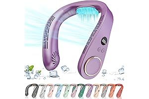 Portable Wireless Air Conditioning Cooling Fan: The Neck Cooler For Summer