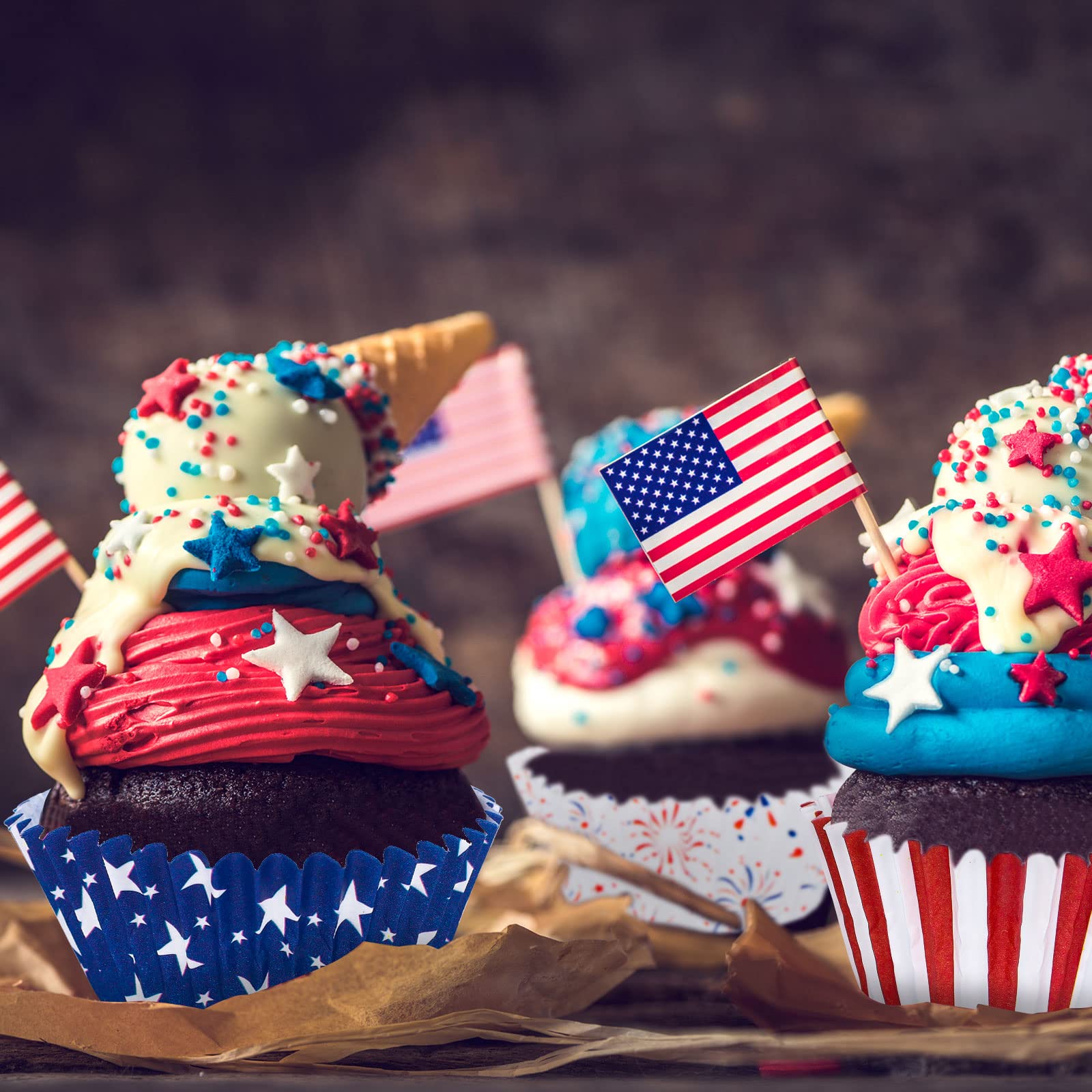 300 Stück Cupcake Förmchen Spinnennetz Rot Blau - Muffin Backförmchen Für Halloween Und Partys