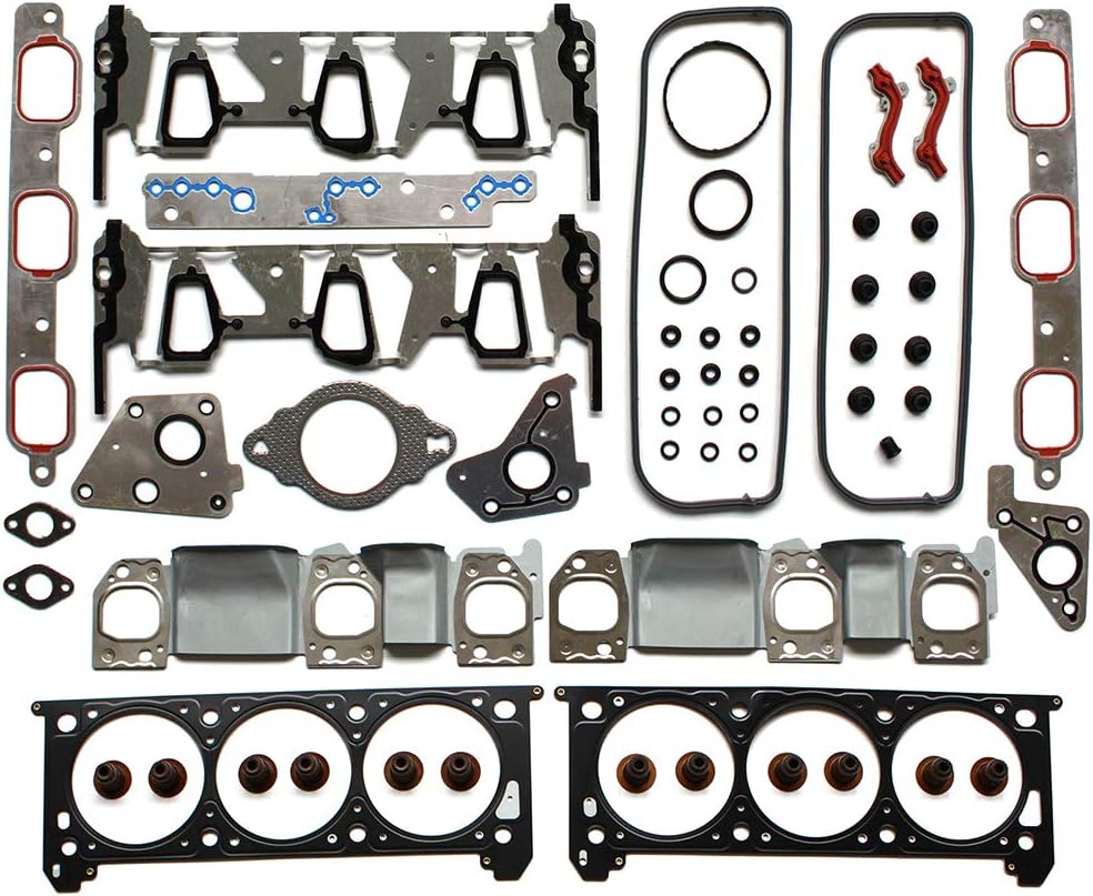 ECCPP Cylinder Head Gasket Set Fits for Buick Lucerne 3.9L,for Chevrolet Impala 3.5L,for Pontiac G6 3.5L HS26324PT,HS54648