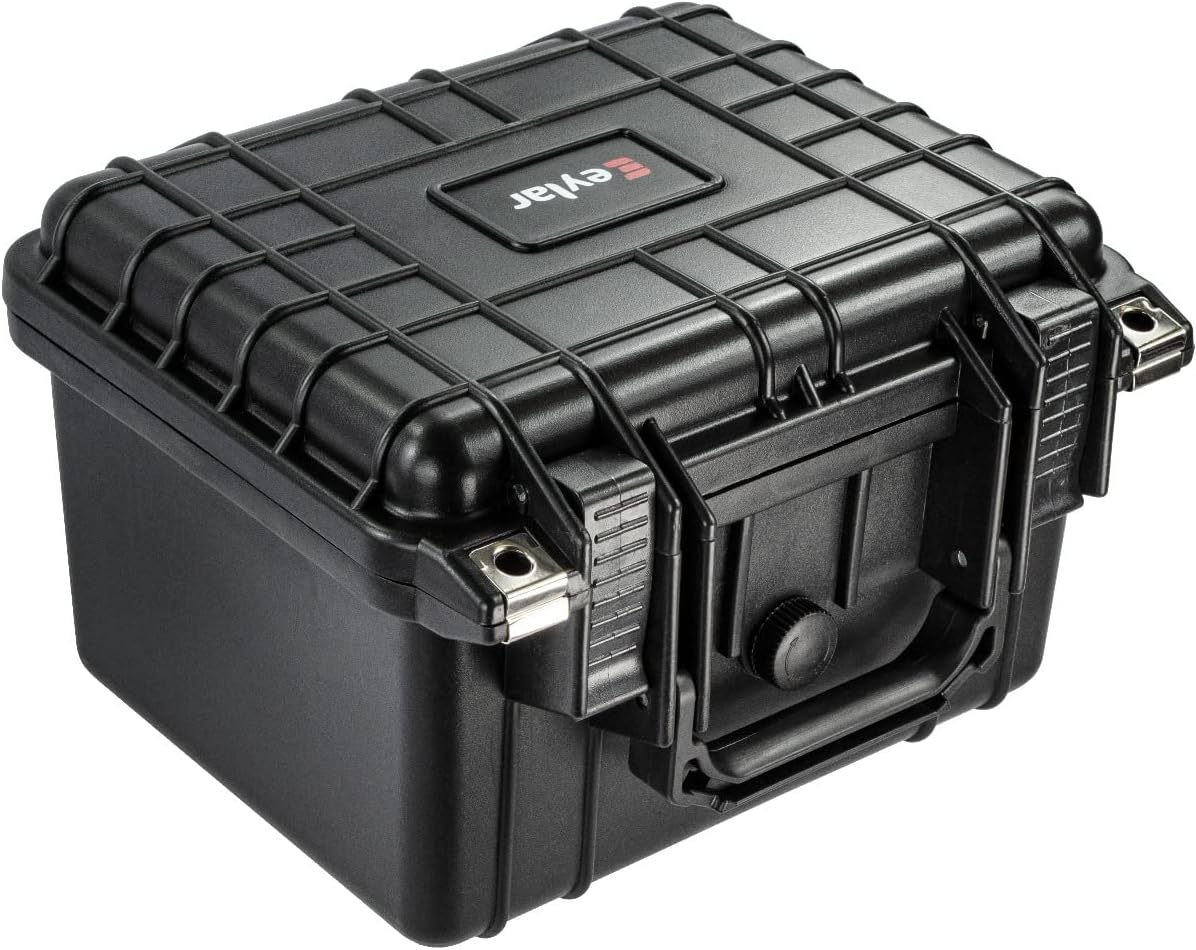Eylar Small 10.62" Deep Hard Gun Case Waterproof with Foam TSA Standards