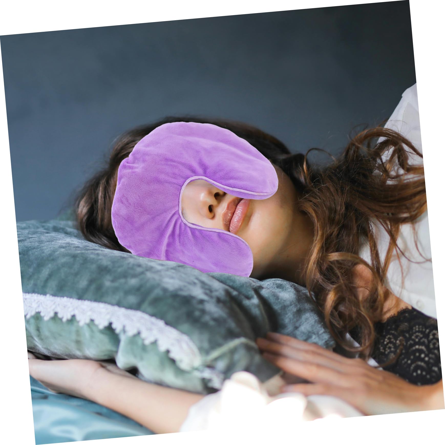 FRCOLOR Masque pour Les Yeux Chaud Et Froid pour Femmes Et Hommes Traitement Des Orgelets Oreiller de Compression pour Les Yeux Infusé de Lavande