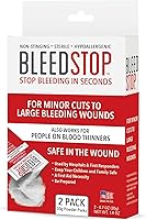Vista 1 de BleedStop™ Polvo de primeros auxilios para coagulación de la sangre, kit de trauma, pacientes anticoagulantes, seguridad para acampar