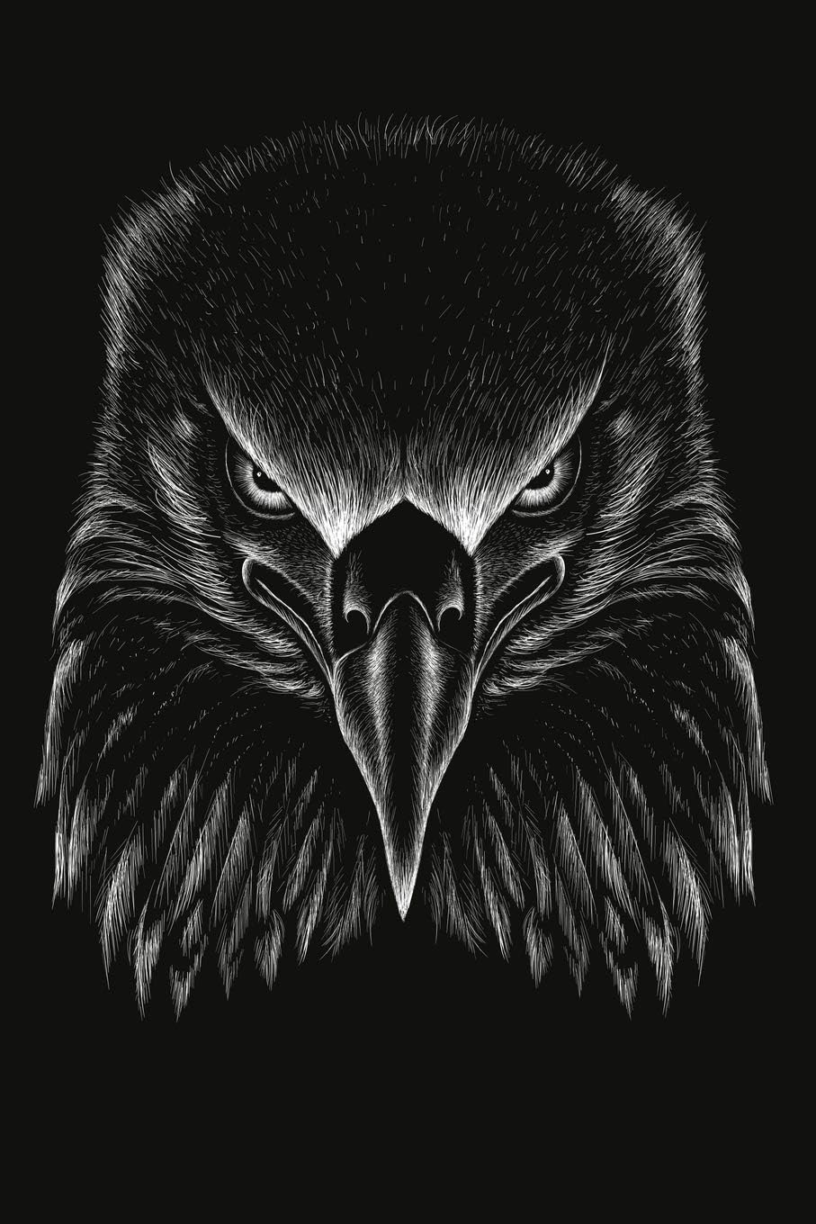 Eagle Notebook: Blank Lined Journal, Softcover (6x9 inches) with 120 Pages