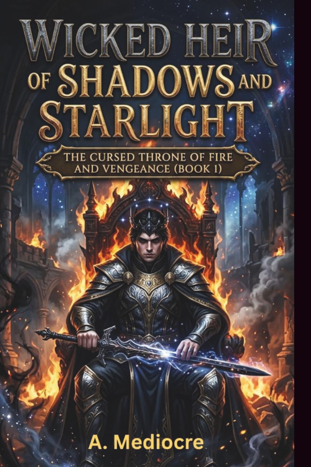 Wicked Heir of Shadows and Starlight: The cursed throne of fire and vengeance (Book 1)